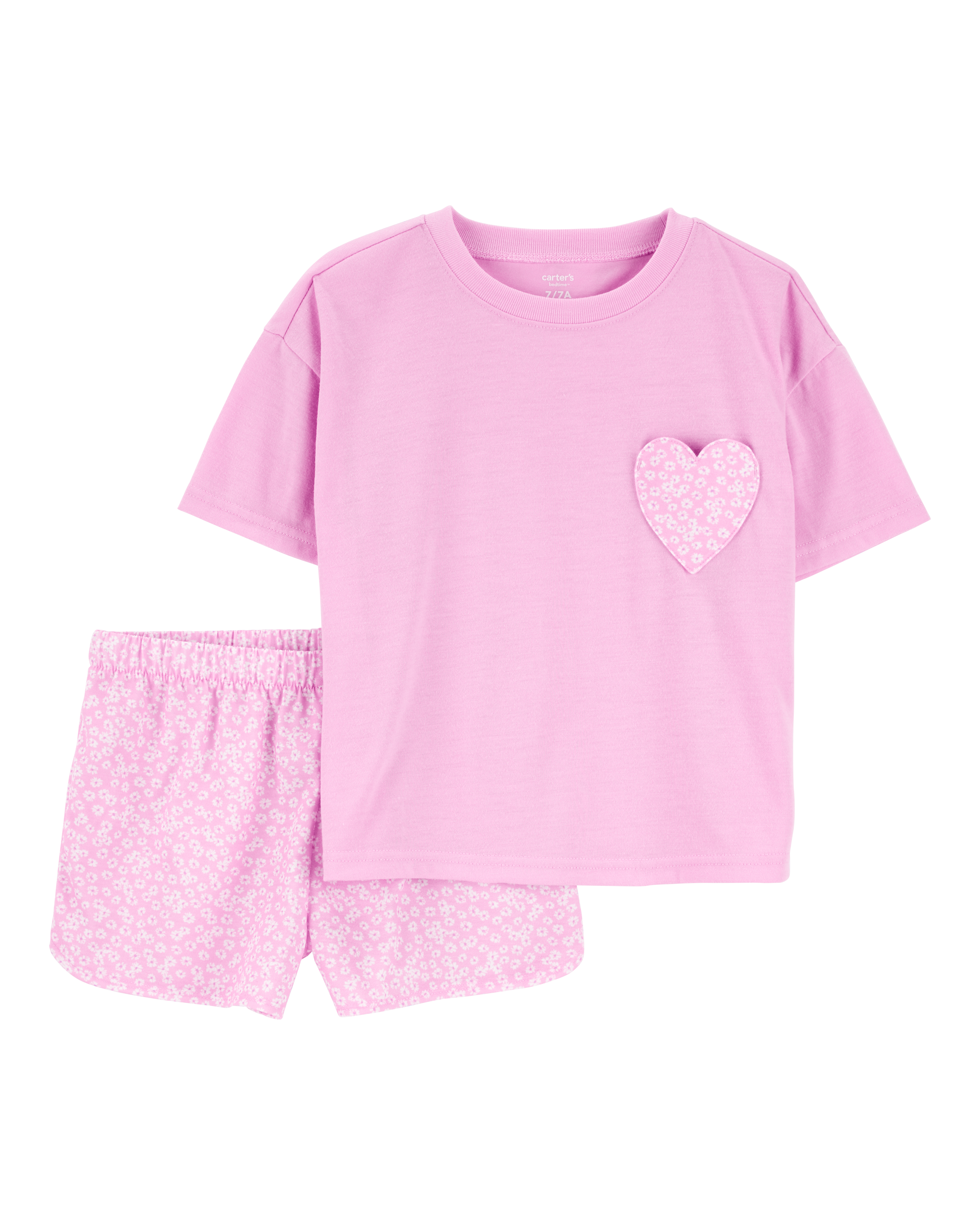 Kid 2-Piece Heart Loose Fit Pyjamas