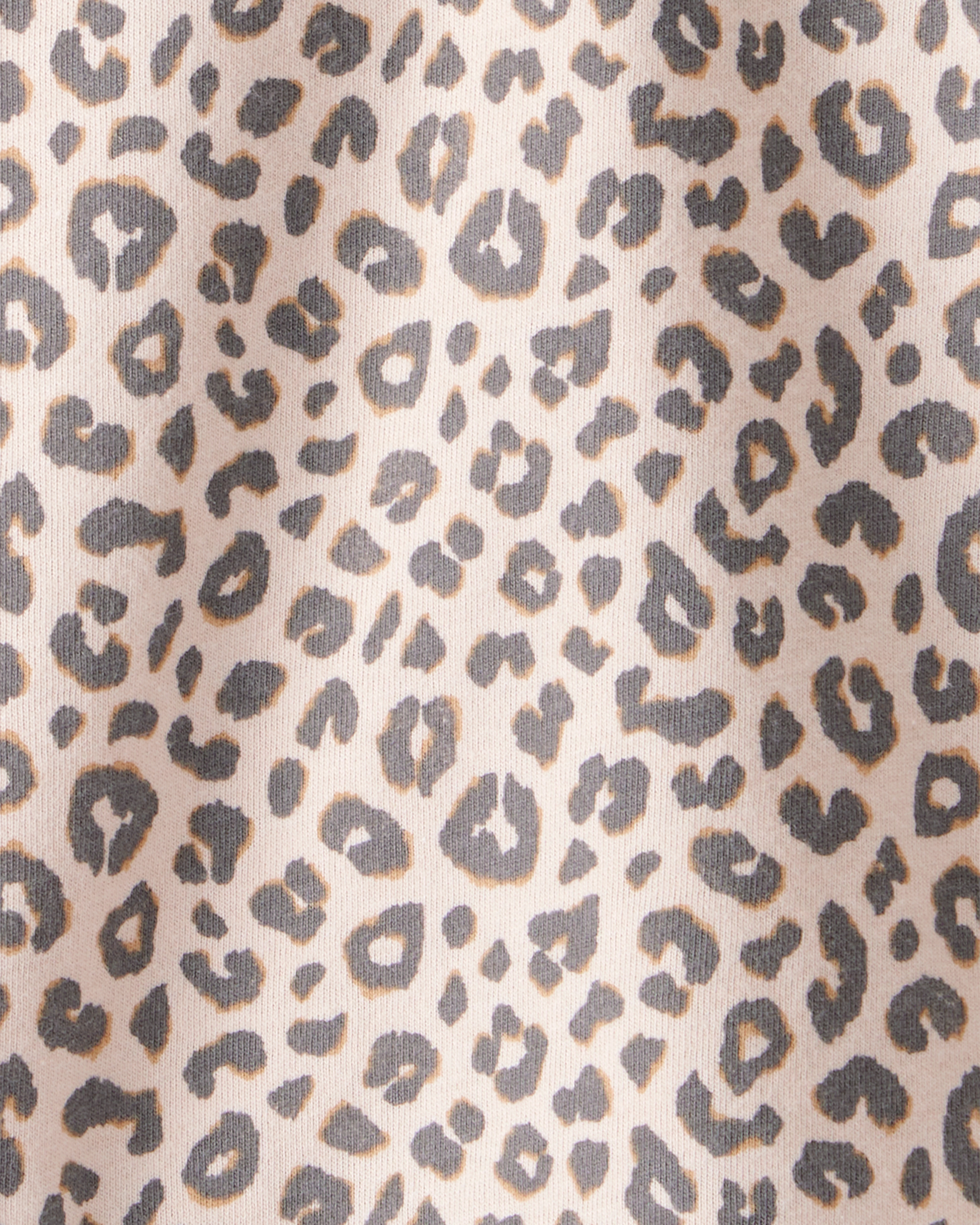 Baby Girl Leopard Print Long-Sleeve Top - Brown