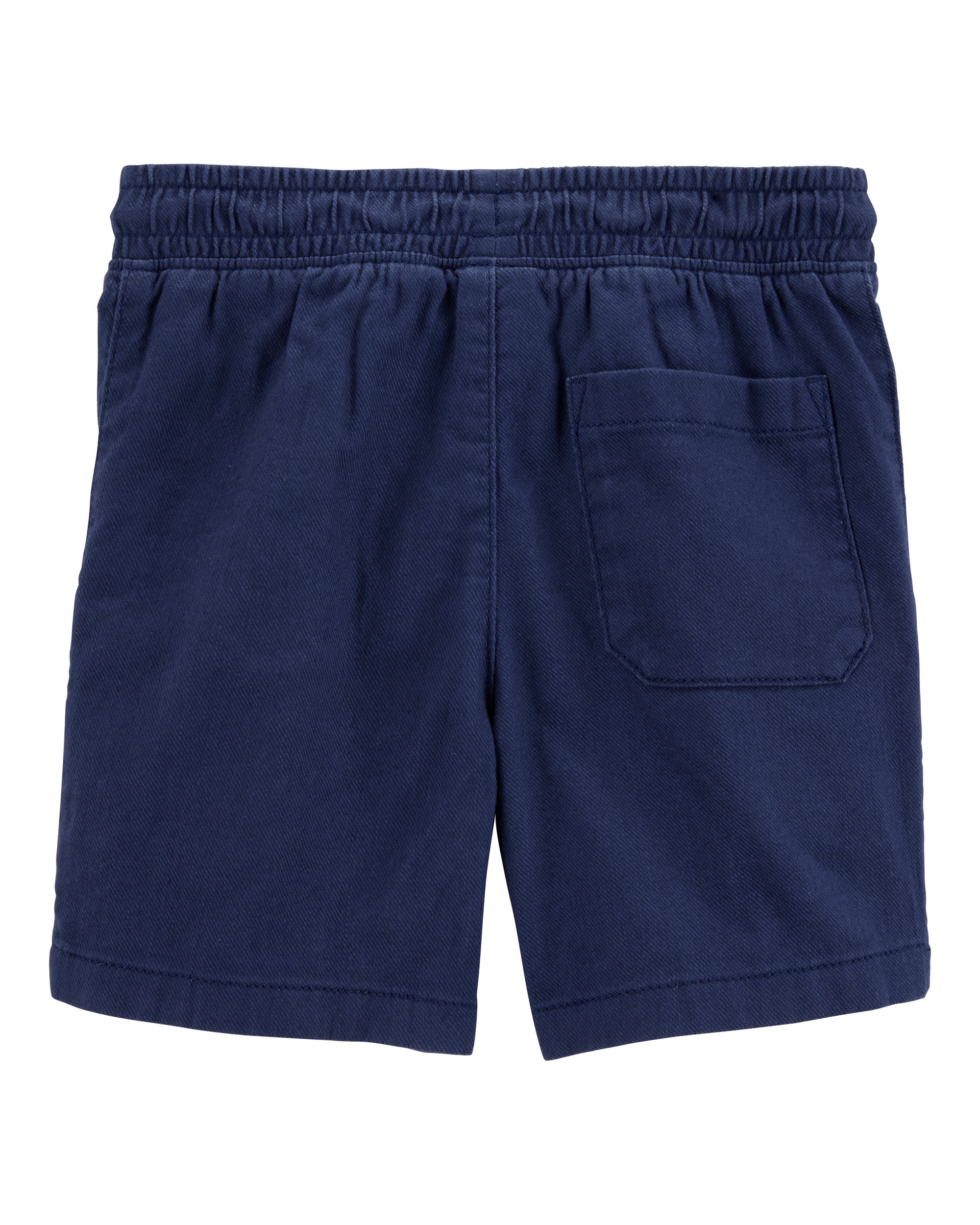 Boys Pull-On Twill Shorts - Navy