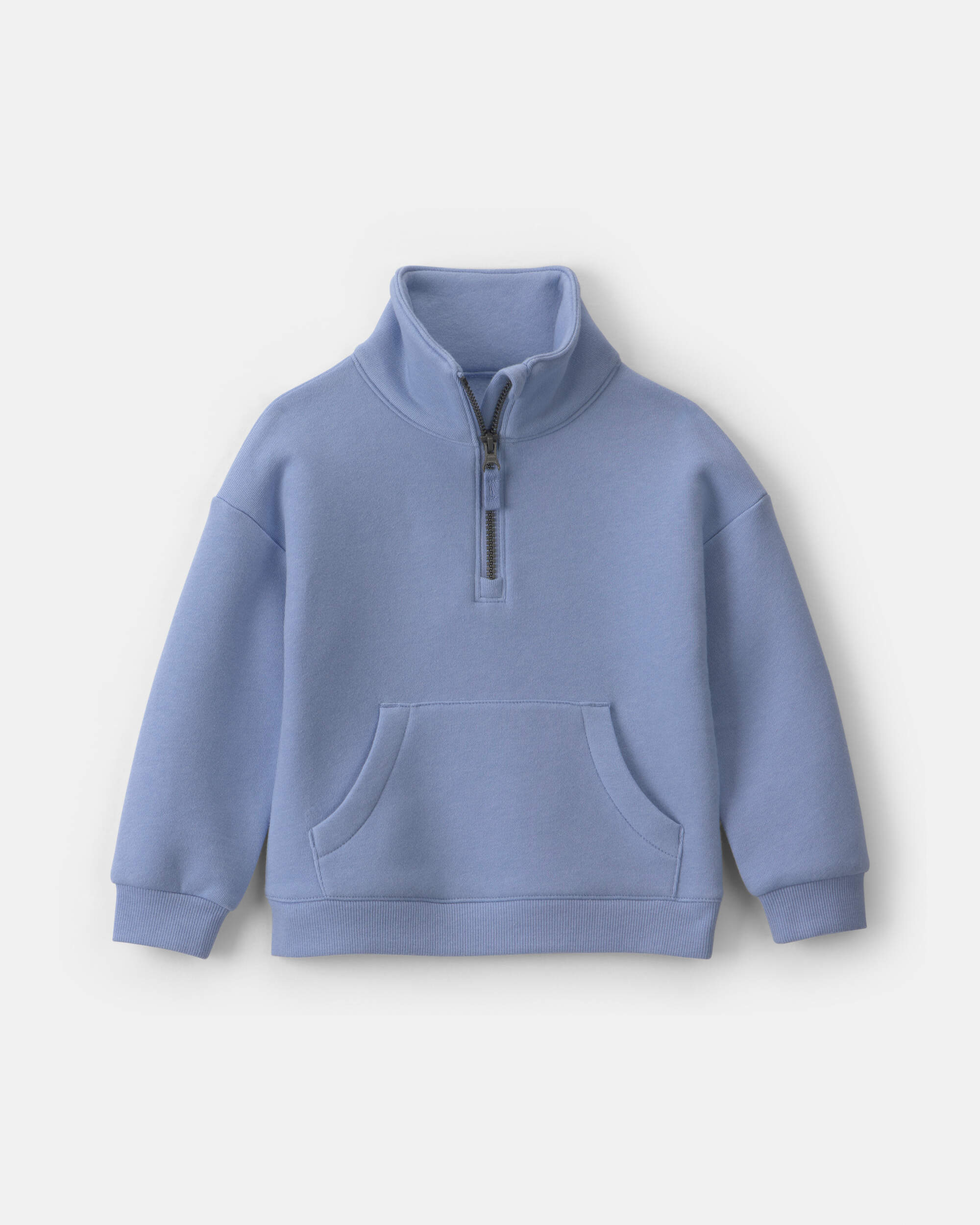 Girls Toddler Girl Fleece Pullover Quarter Zip Sweatshirt