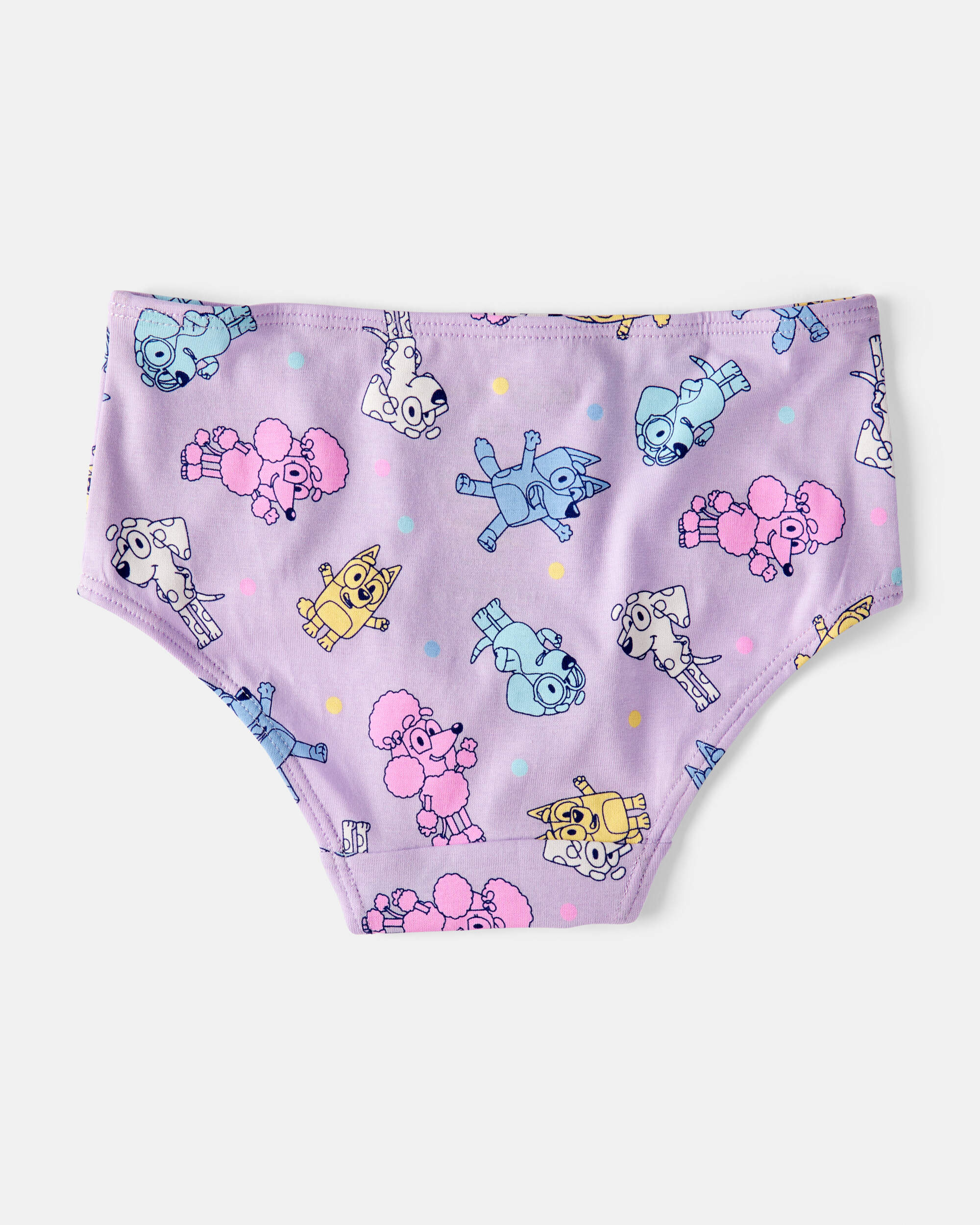 Toddler Girl 7-Pack Bluey Brief Stretch Cotton Underwear