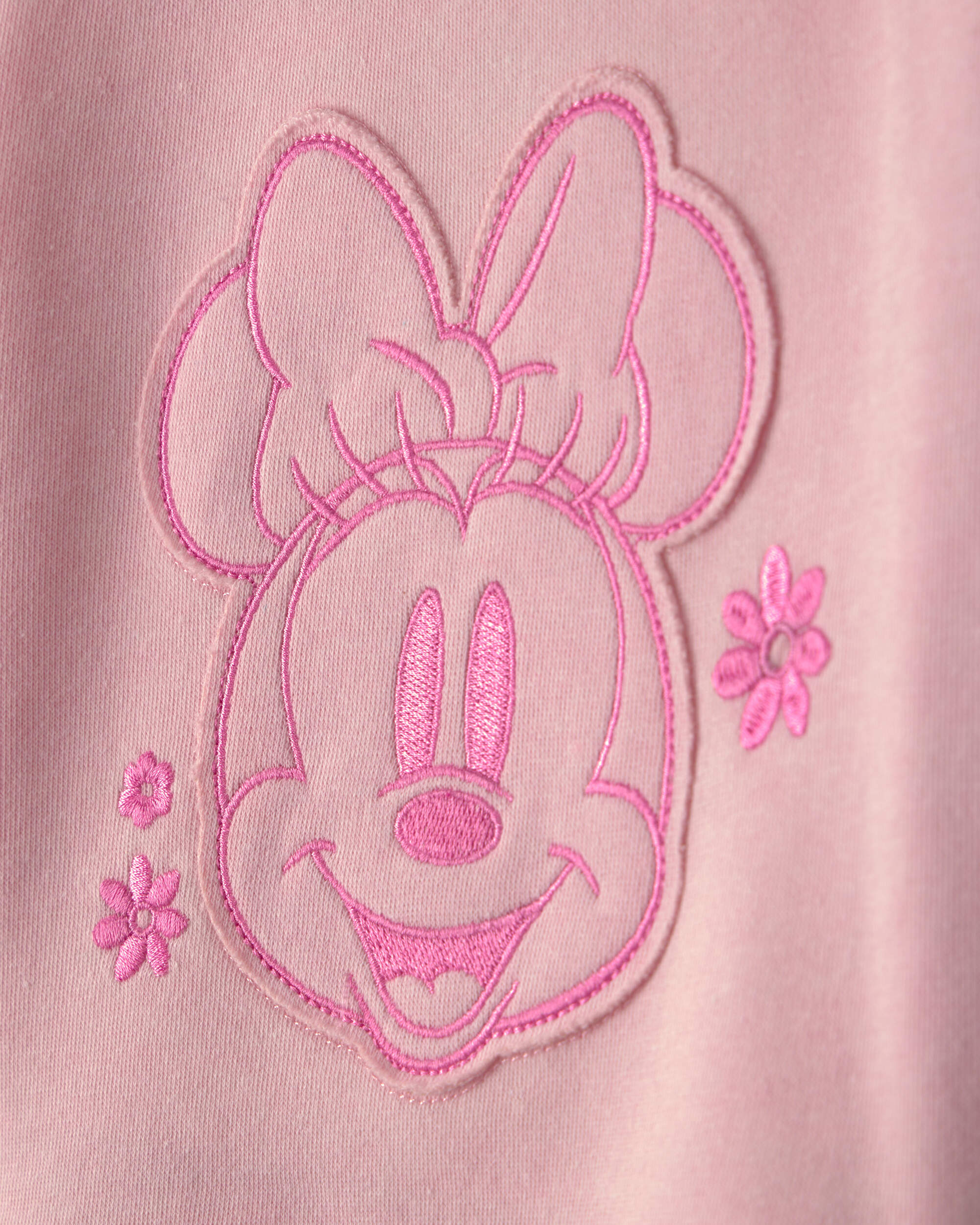 Baby Girl 2-Piece Disney© Minnie Mouse French Terry Top & Short Set - Pink