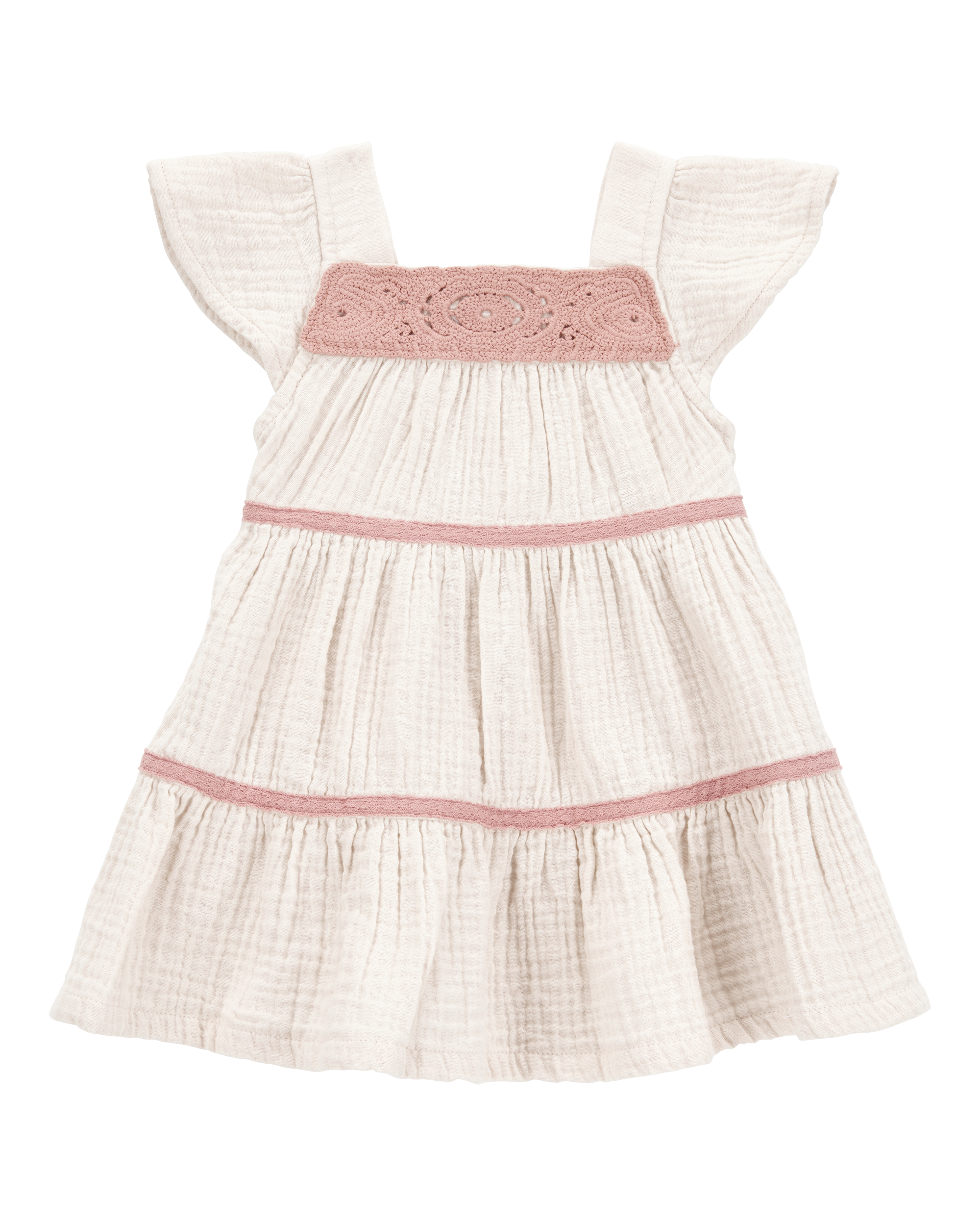Baby Striped Tiered Dress