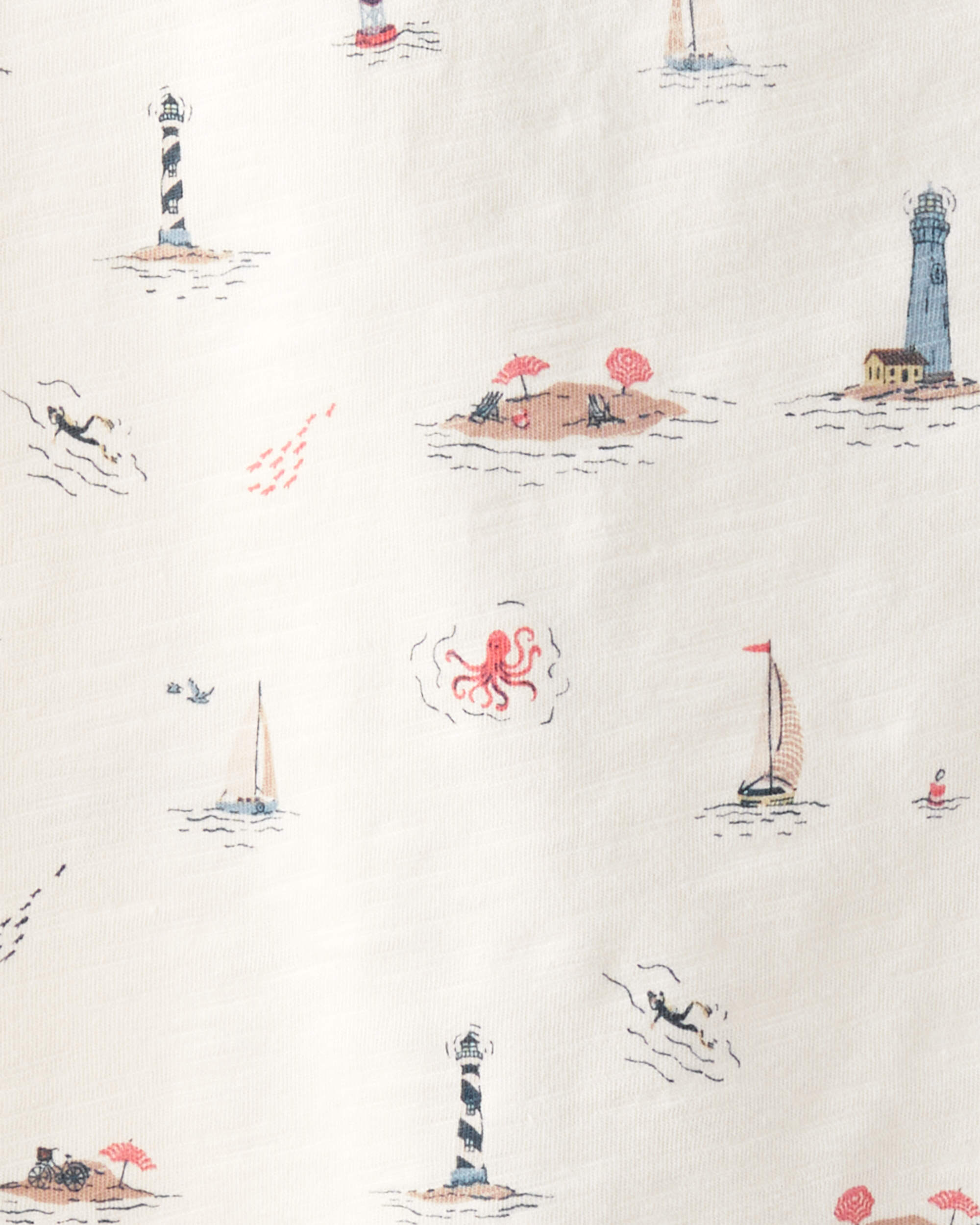 Kid 2-Pack Organic Cotton Coastal Knit Tees