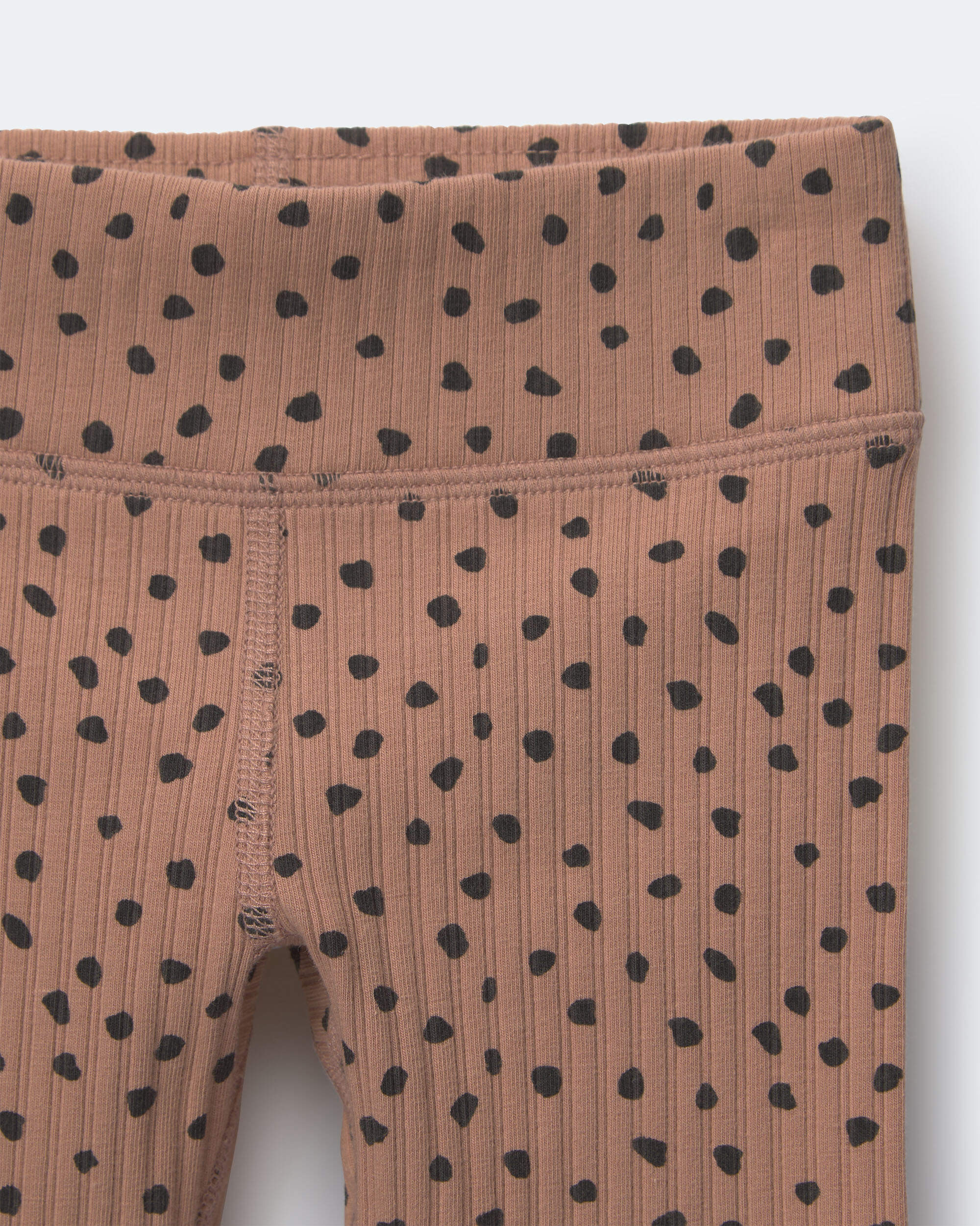Toddler Girl Brooklyn Bike Shorts Dot Print - Tan