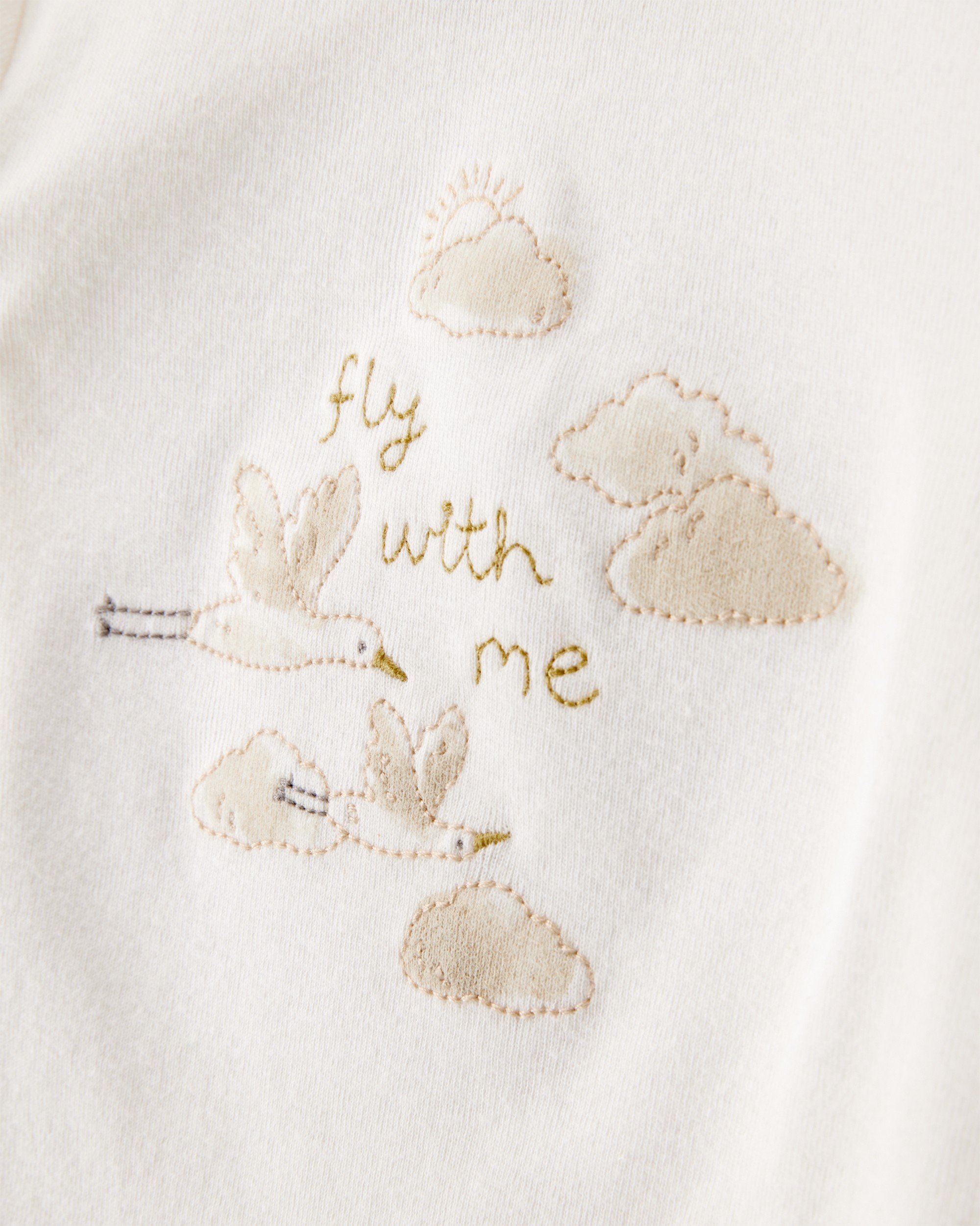 Baby 4-Piece Cloud Print Outfit Set