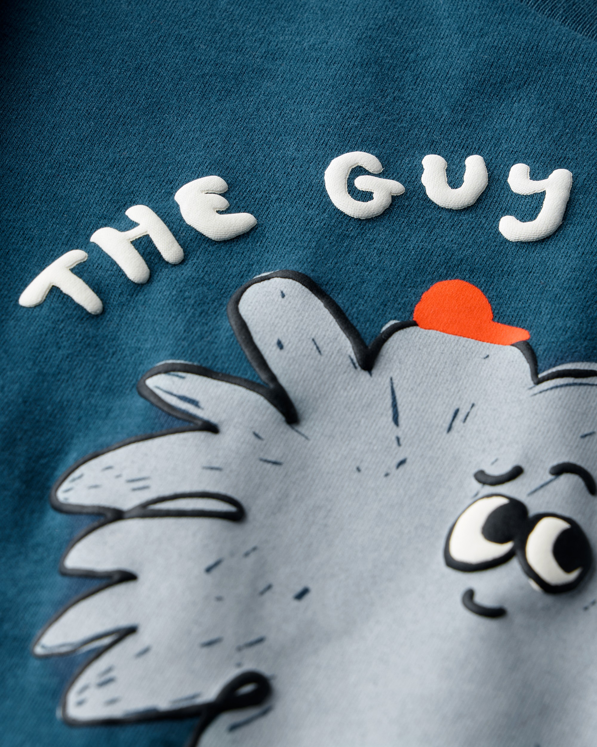 Toddler Boy Squish Character Long-Sleeve Relaxed Graphic Tee - Deep Teal