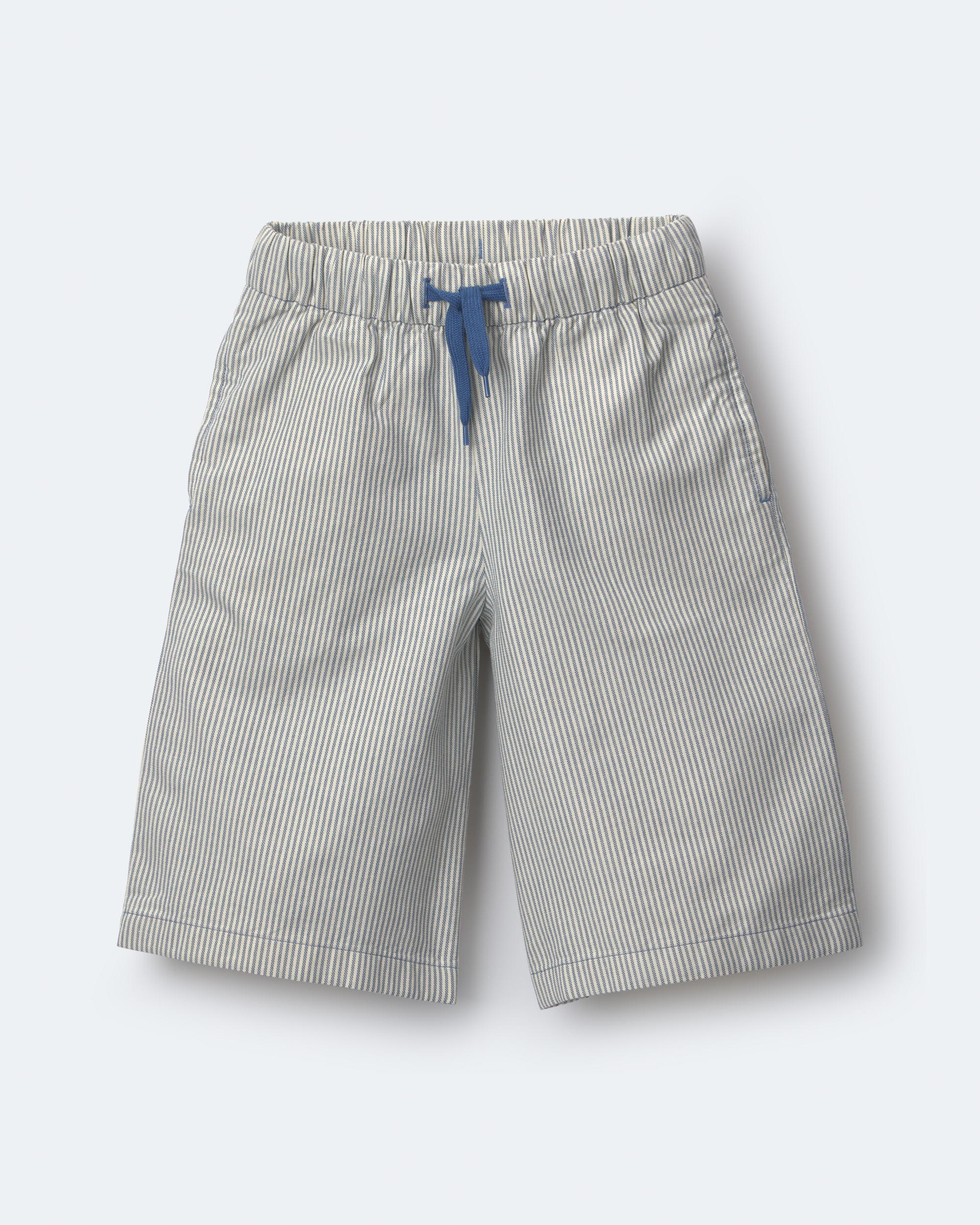 Toddler Girl Wide-Leg Pants Stripes - Slate Blue