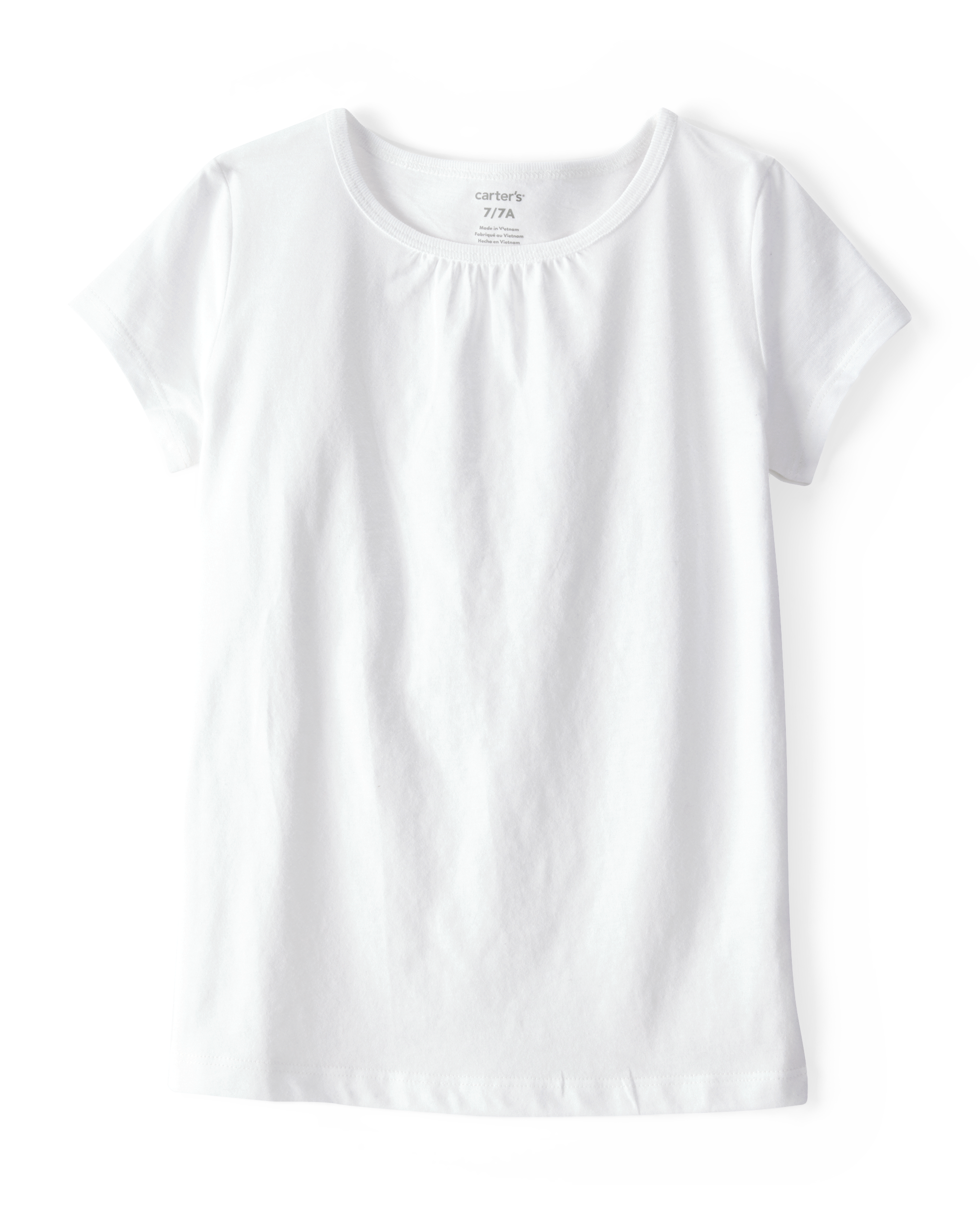 Kid White Cotton Tee