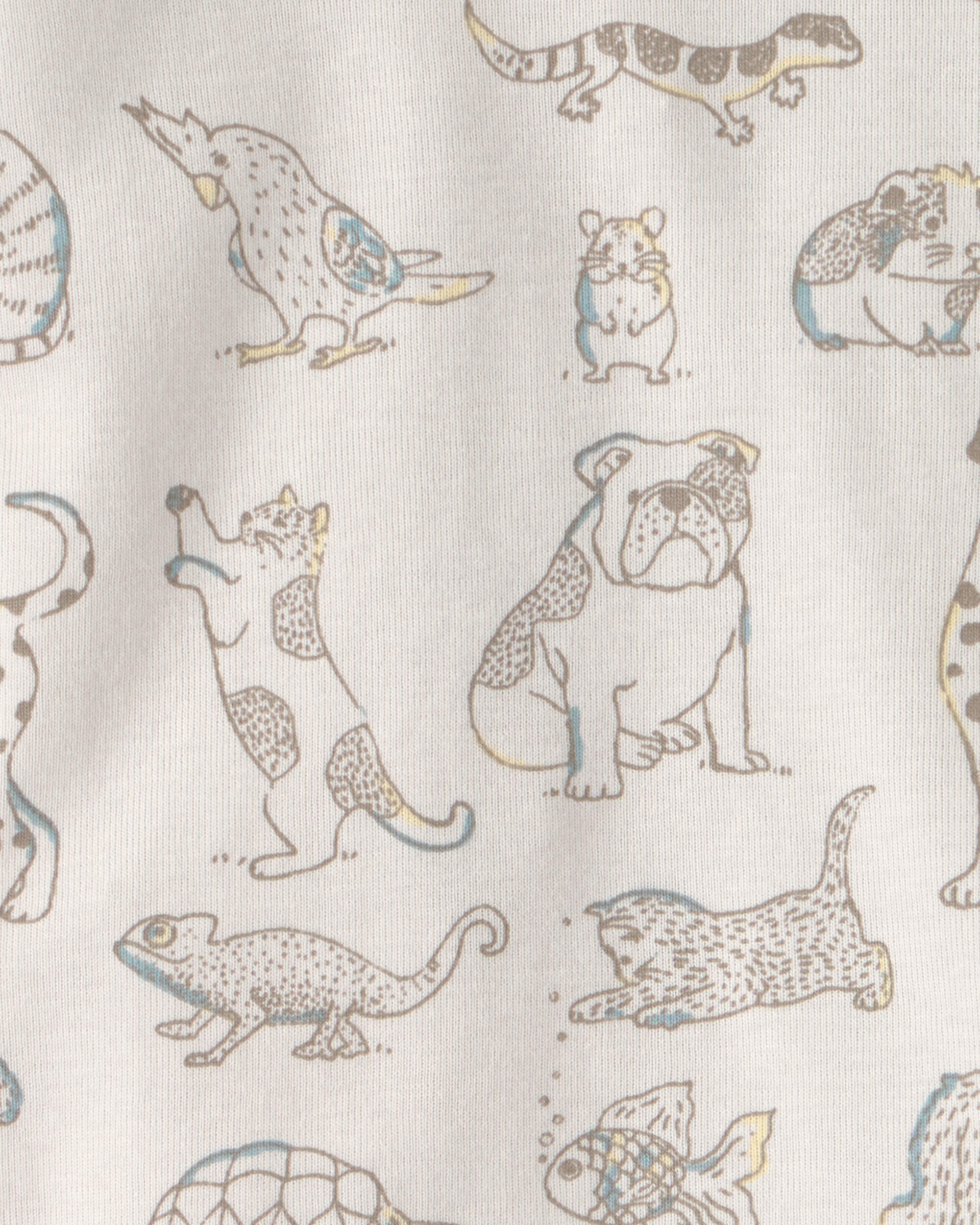 Baby 2-Piece Organic Cotton Pyjama Pet-Print