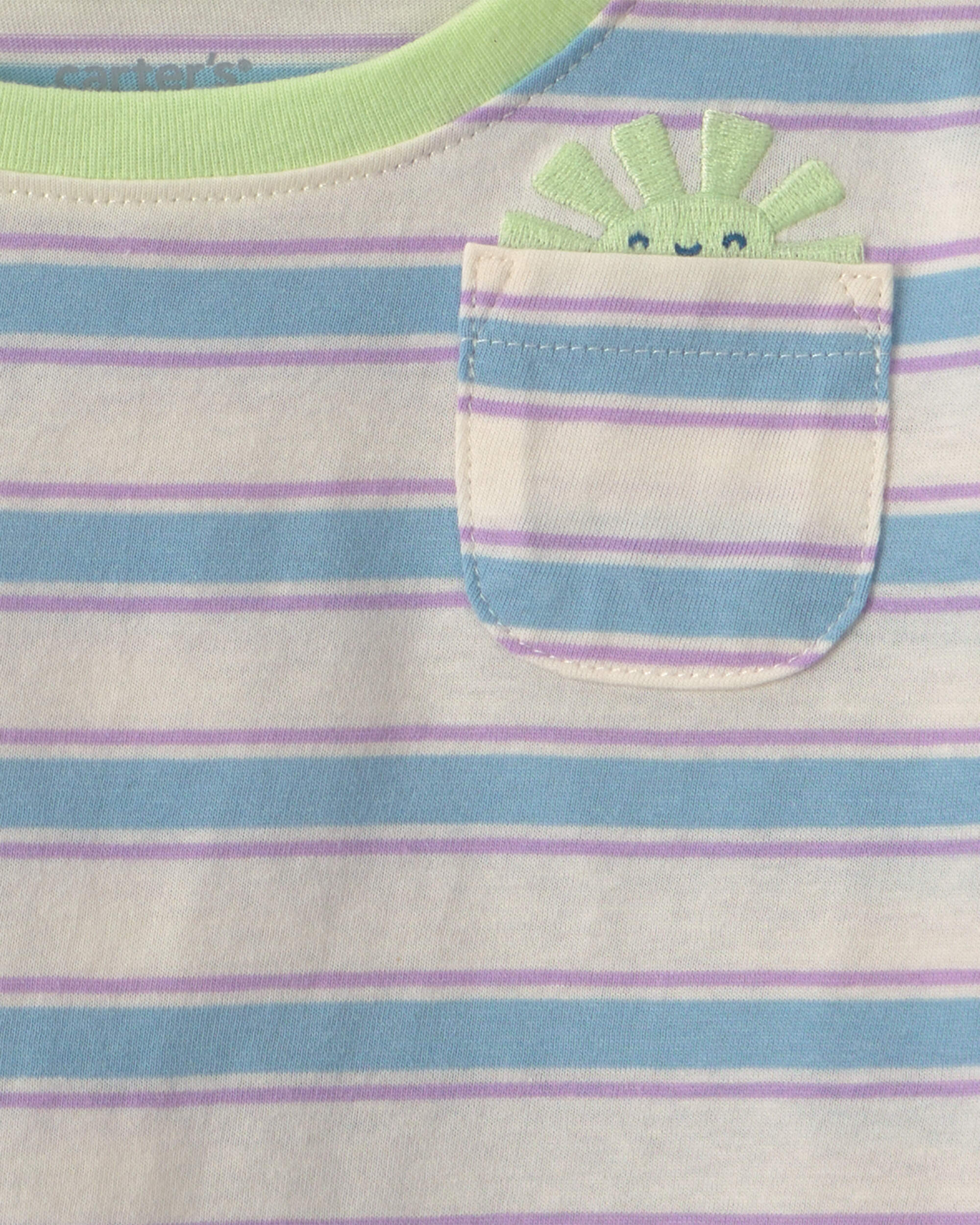 Baby Girl Striped Long-Sleeve Top - Multi