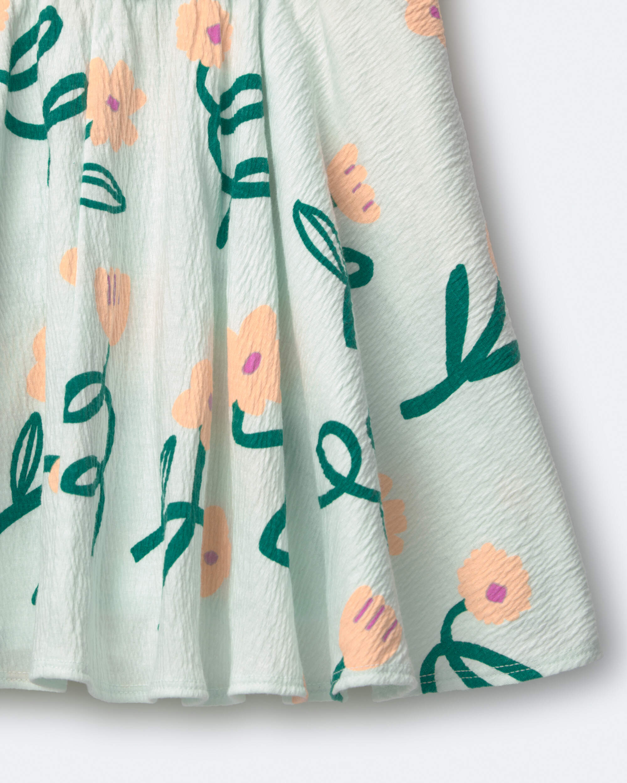 Toddler Girl Avenue Twirl™ Dress Floral Print - Light Green