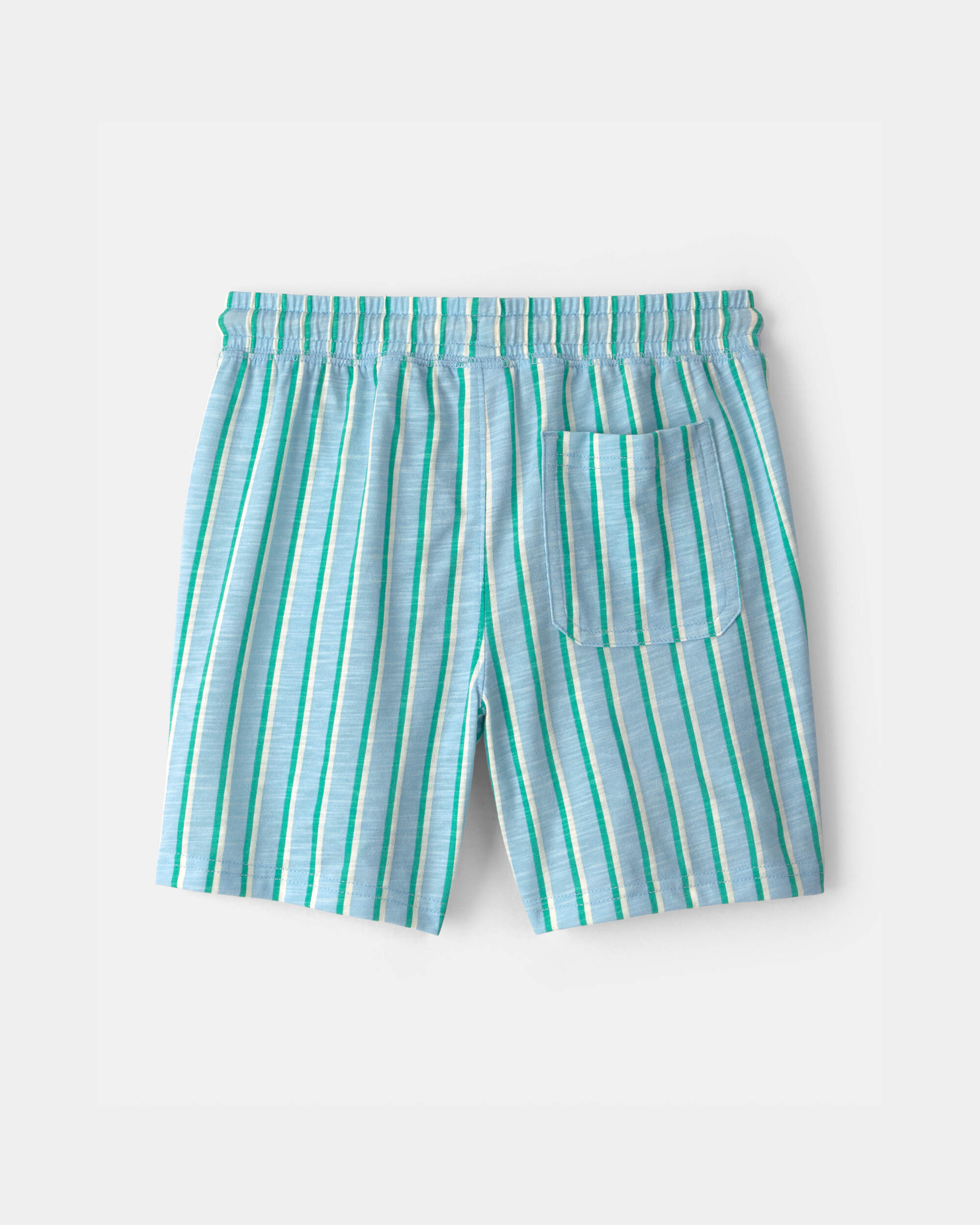 Boys Striped Shorts - Blue