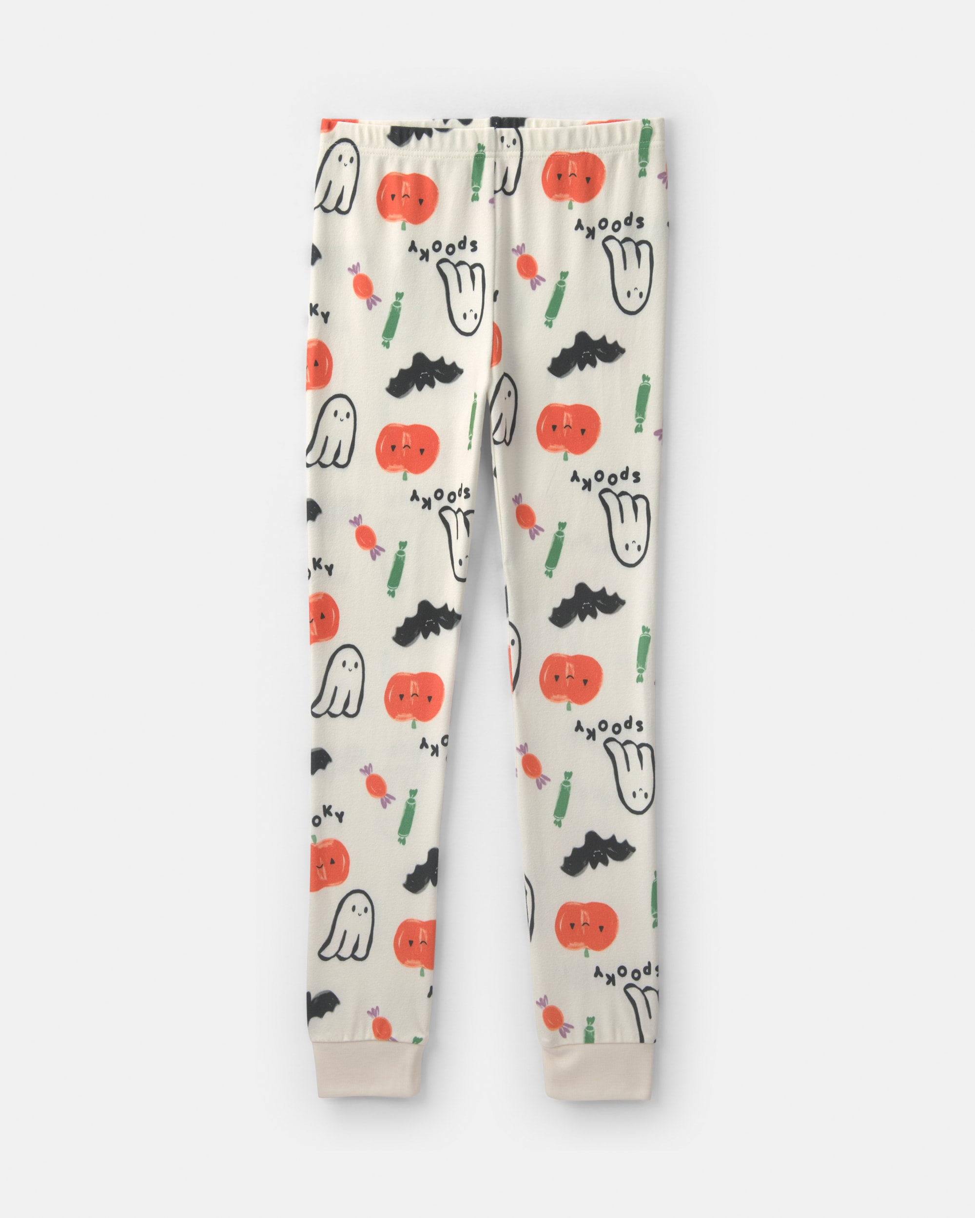 Kids 2-Piece Halloween Long-Sleeve Snug Fit Pyjama Set