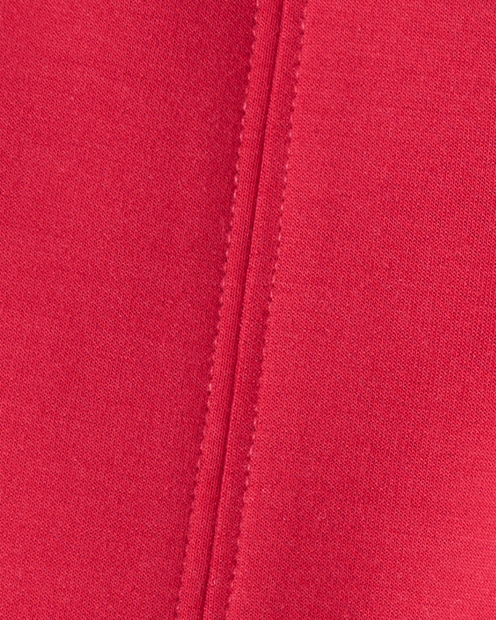 Baby Girl Pull-On Flare Pants - Red