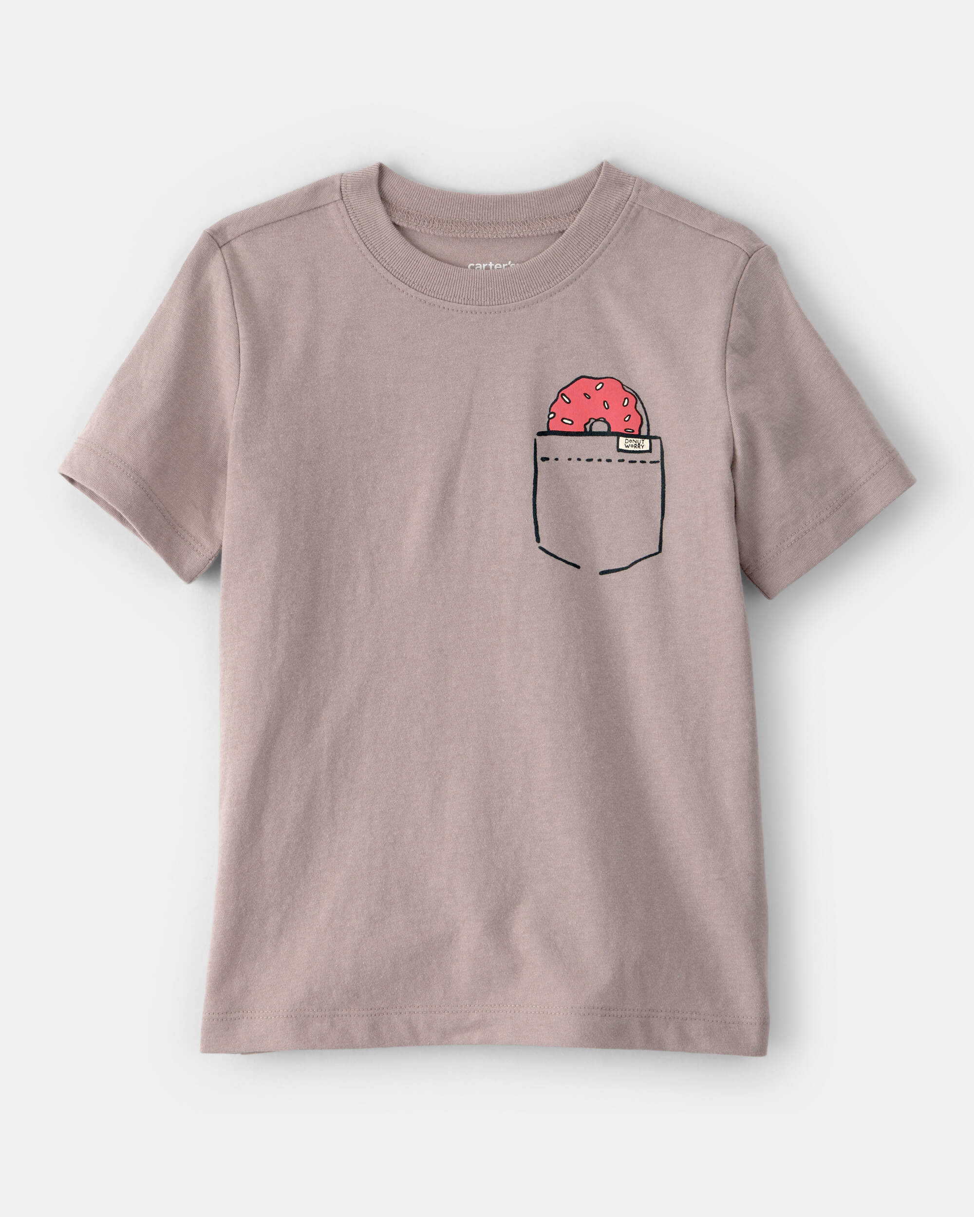 Toddler Boy Donut Graphic Tee - Brown