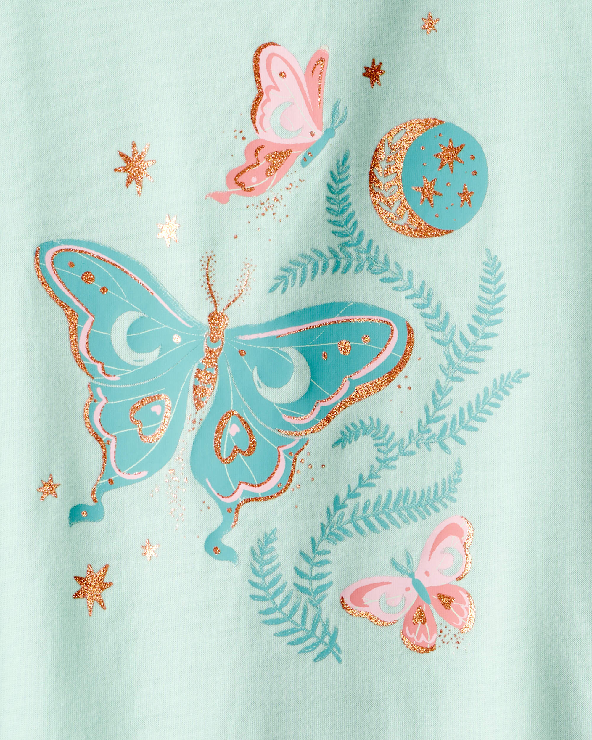 Girls 2-Pack Butterfly Moons Nightgowns