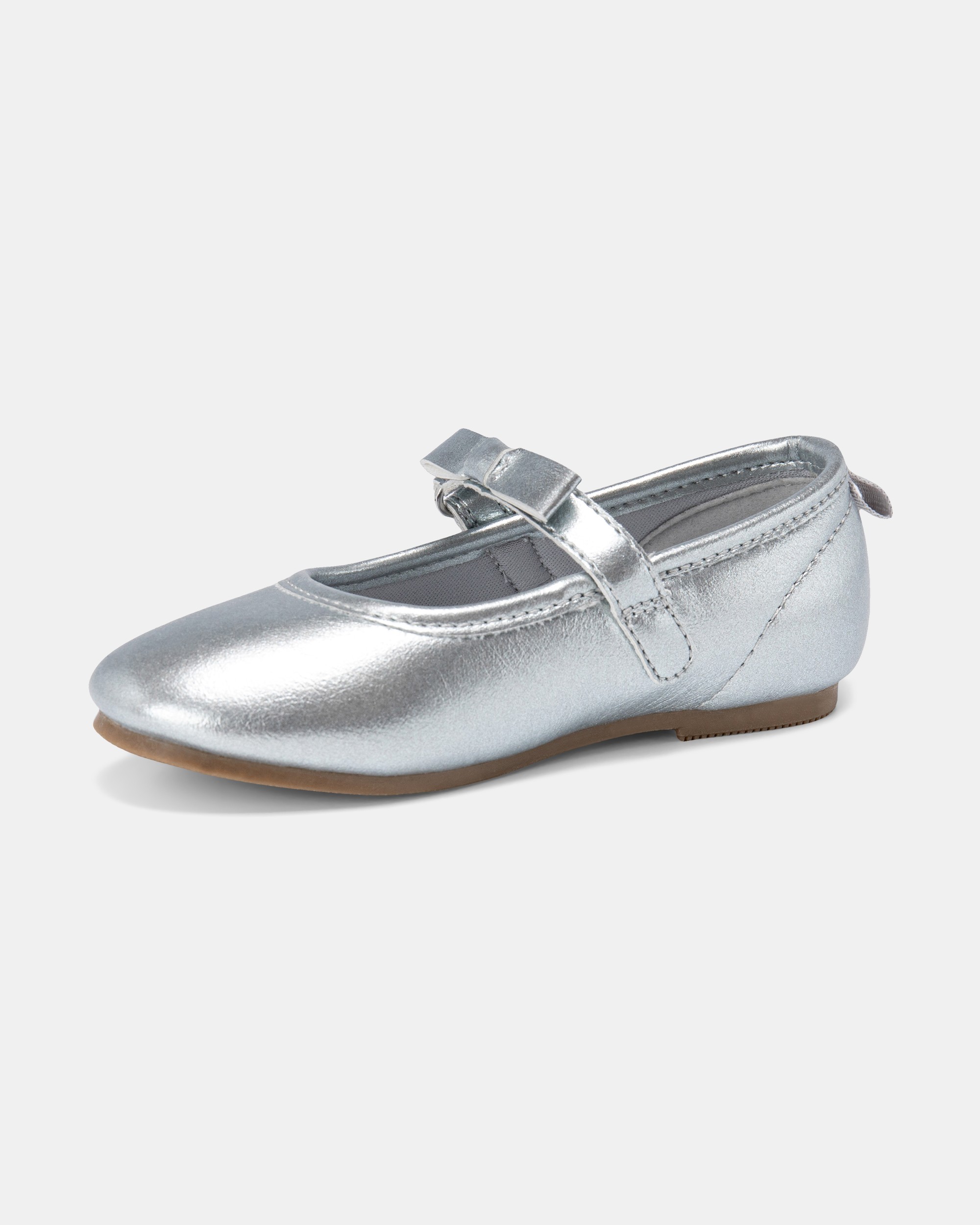 Toddler Girl Dress Shoes - Silver