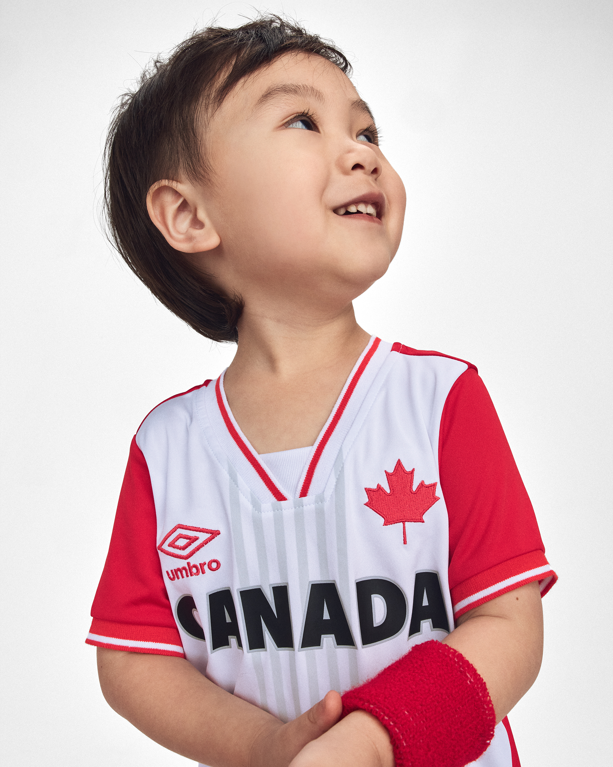 Toddler 2-Piece Umbro Canada Soccer Jersey & Short Set - Red/White/Black