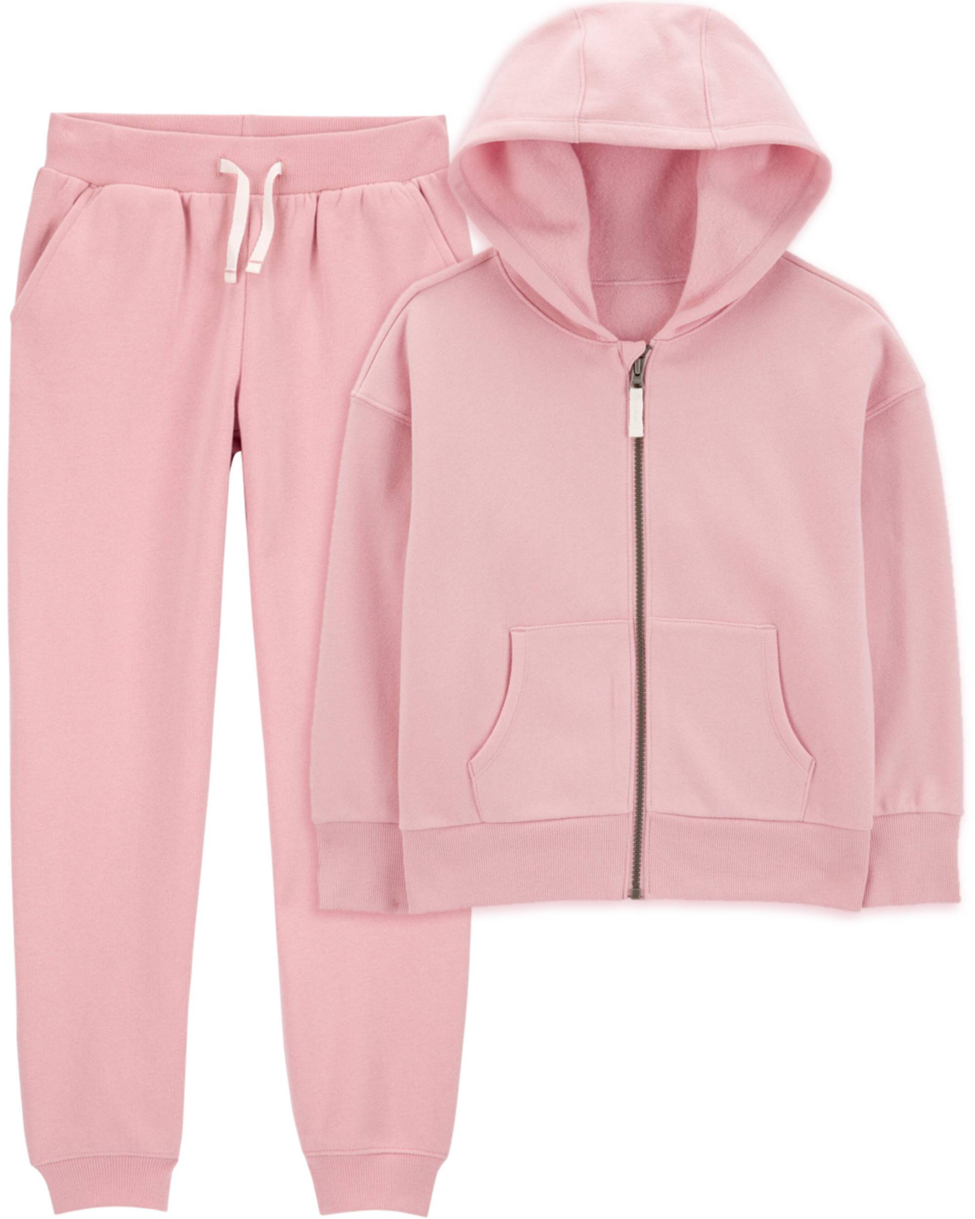 Kid 2-Piece Zip-Up Fleece Hoodie & Joggers Set | Carter's Kid 2-Piece Zip-Up Fleece Hoodie & Joggers Set | Carter's