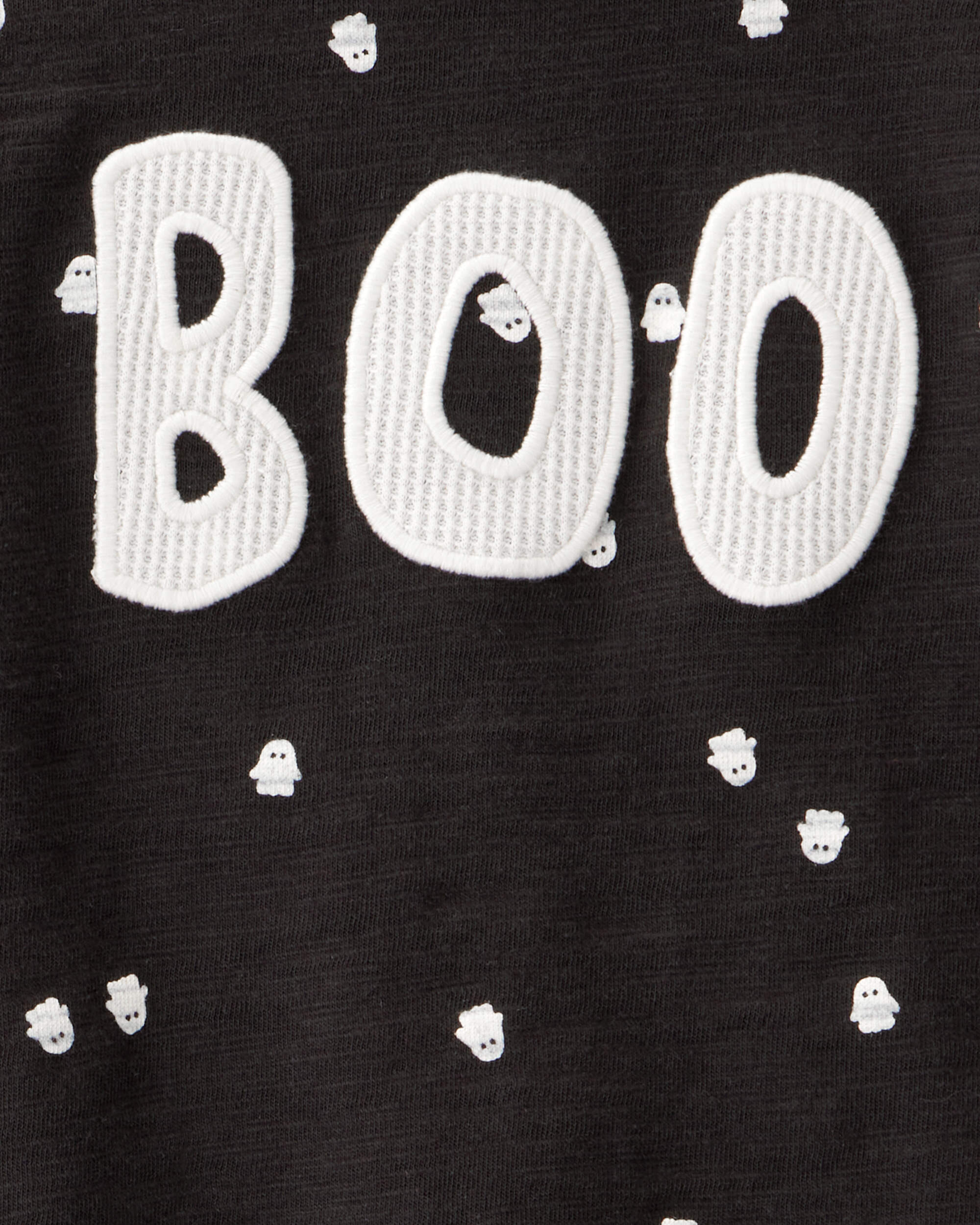Baby 2-Piece Ghost Print Halloween Outfit Set