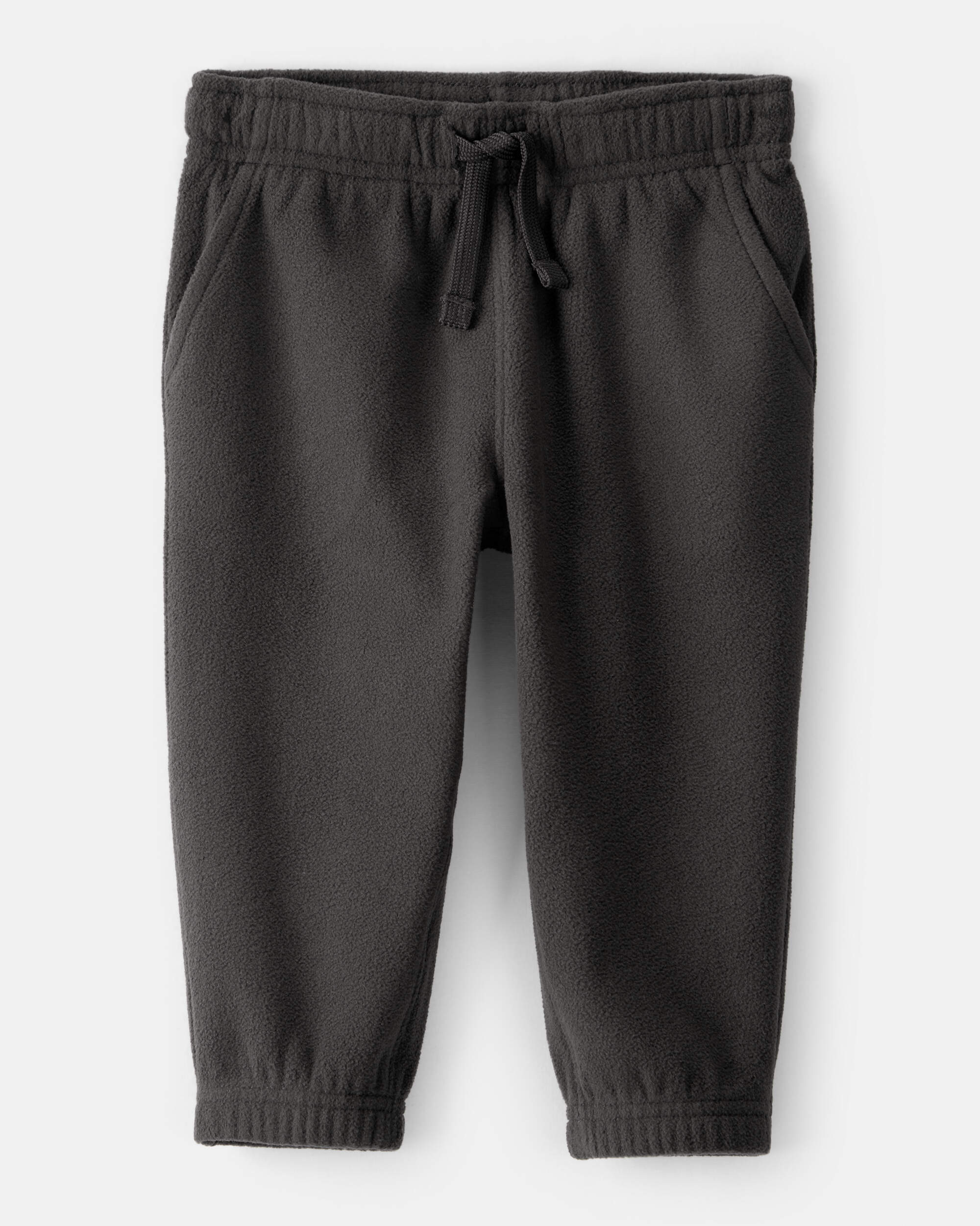 Baby Boy Fleece Joggers - Black