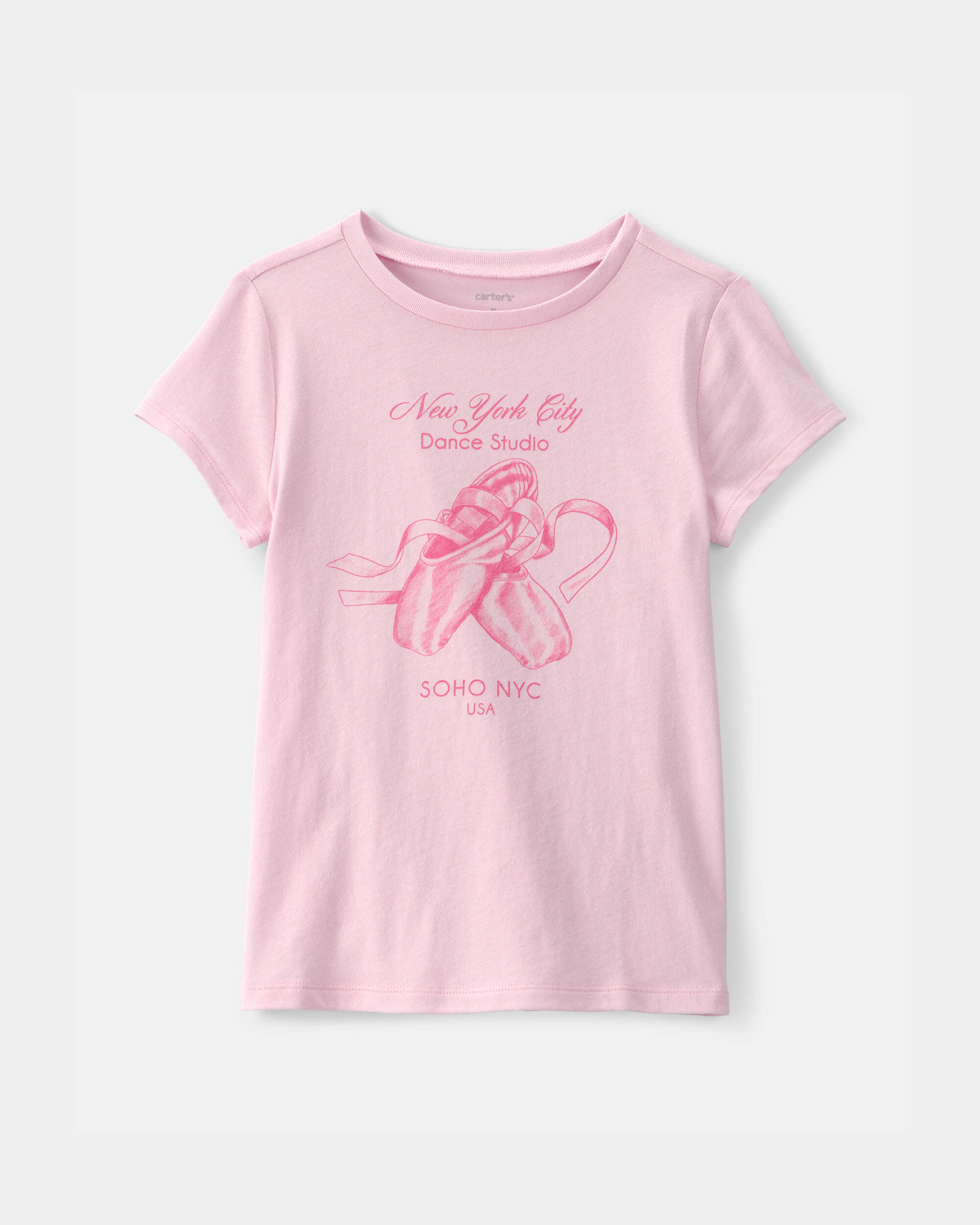 Girls Ballet Graphic Tee - Pink