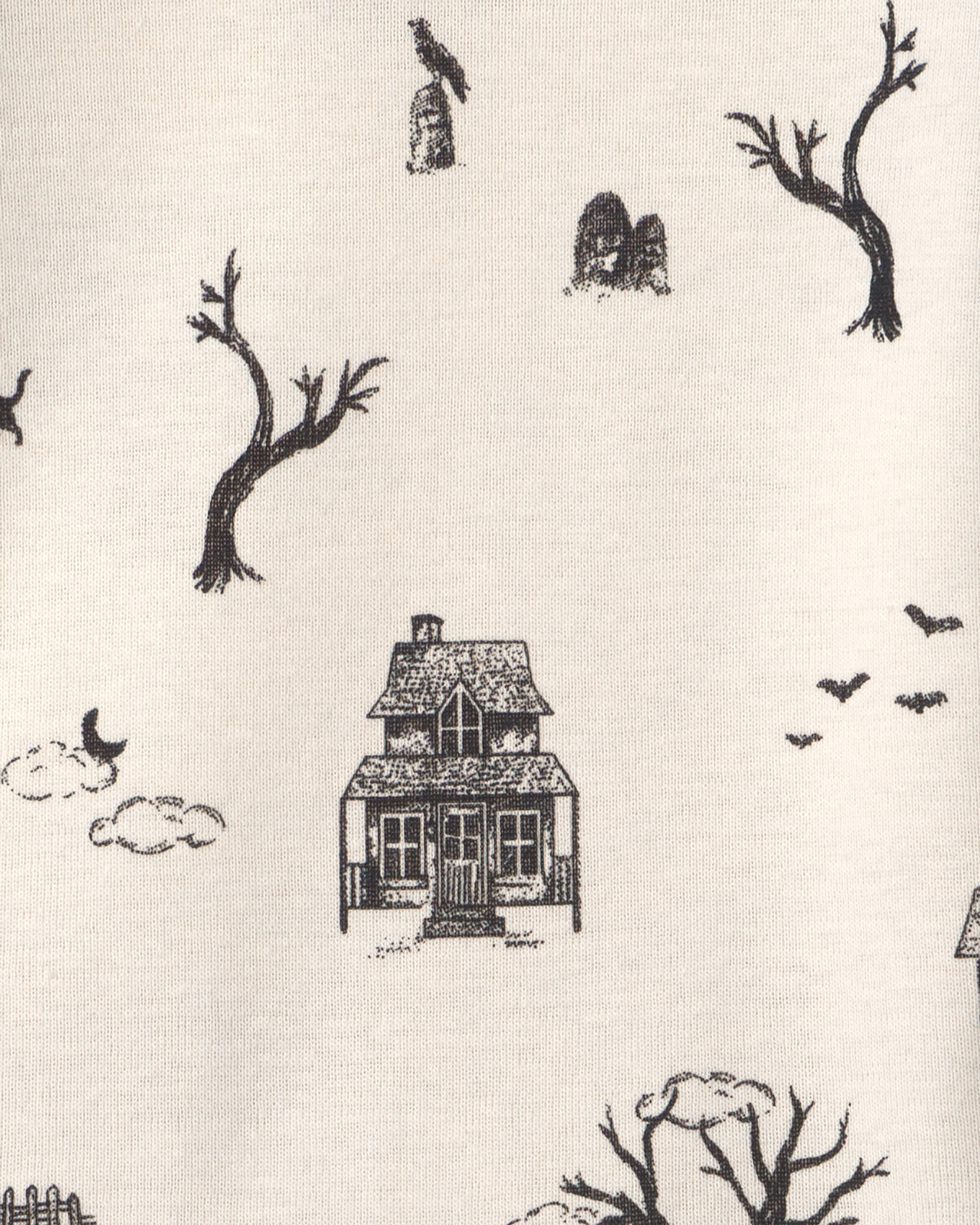 Baby 2-Piece Organic Cotton Pajamas Spooky Landscape