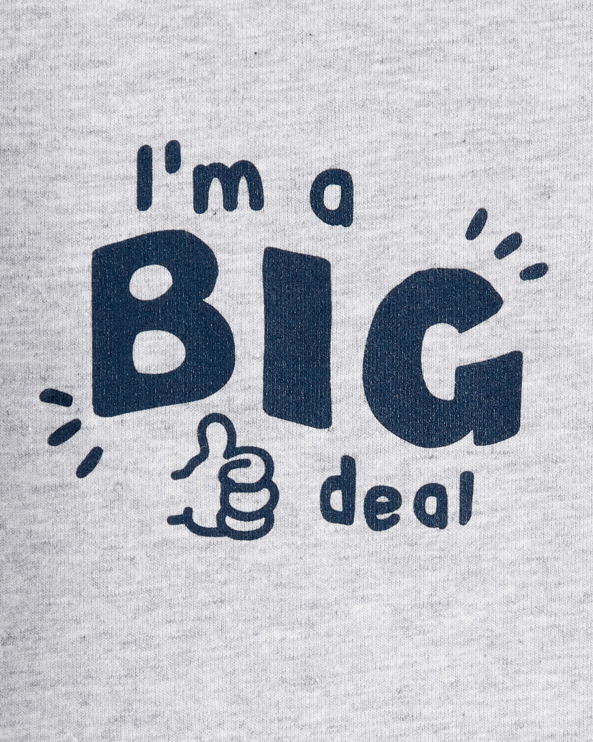 Baby Boy Long-Sleeve Graphic Bodysuit - Grey