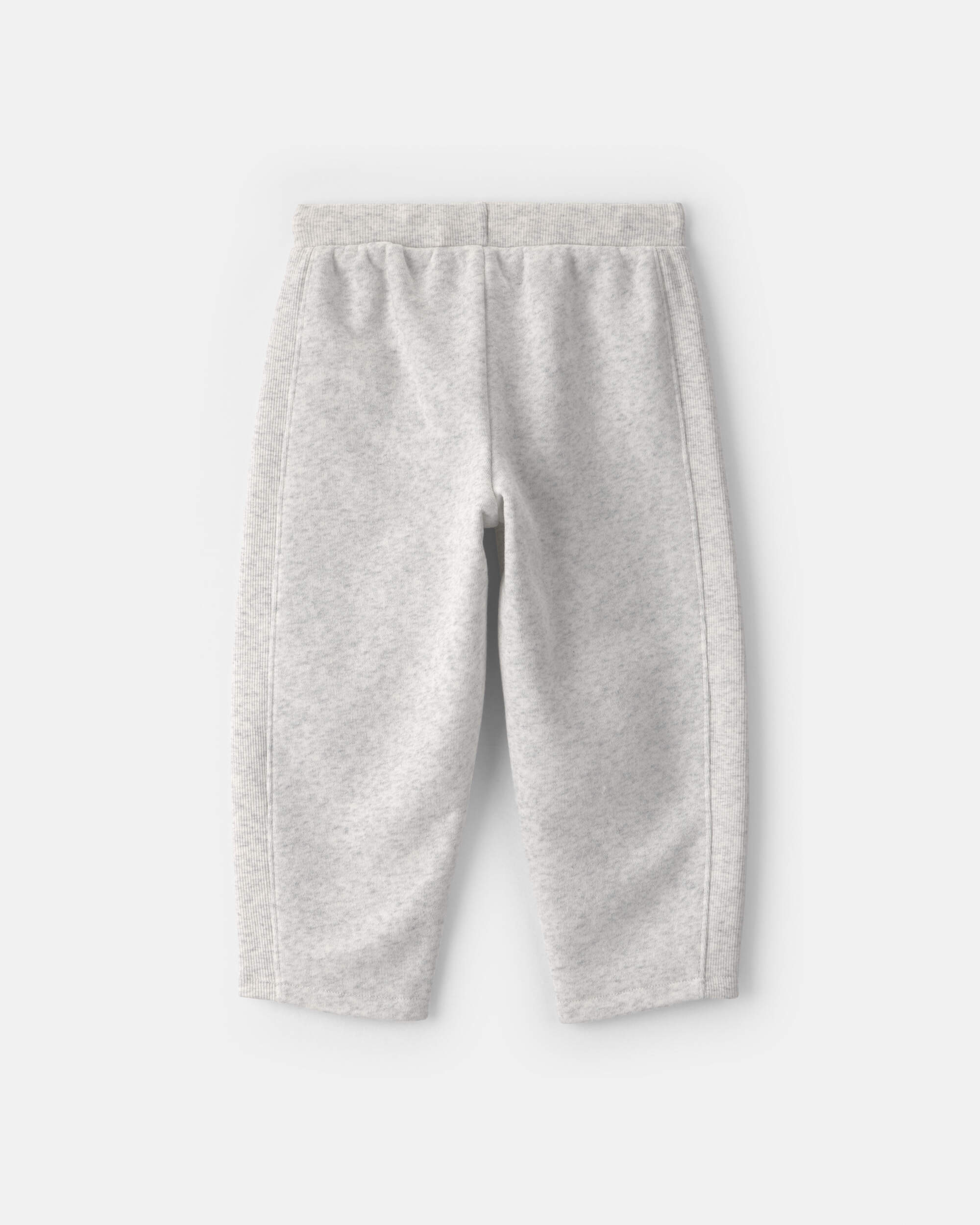 Toddler Girl Fleece Joggers - Grey