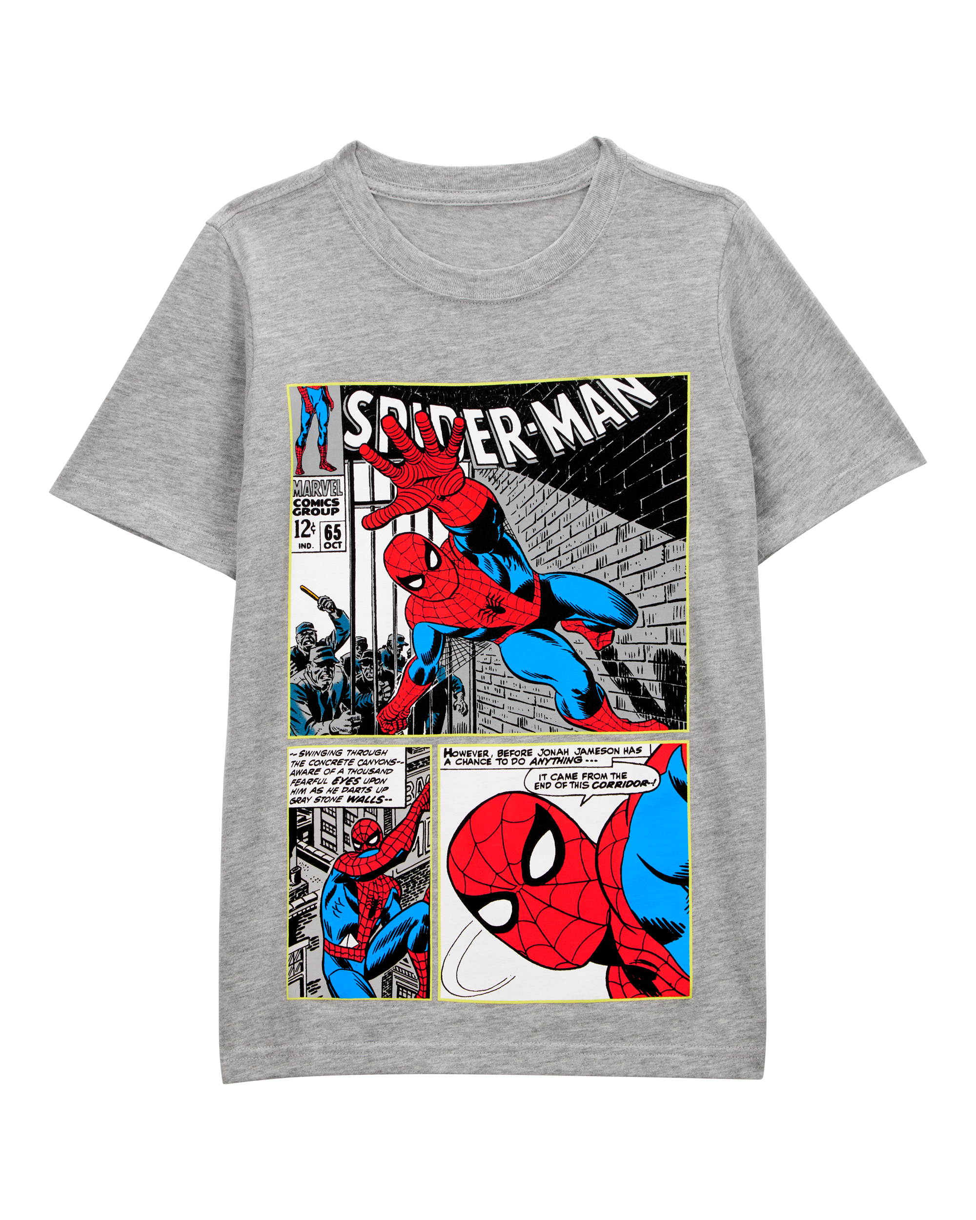 Kid Marvel™ Spider-Man Short-Sleeve Graphic Tee - Grey