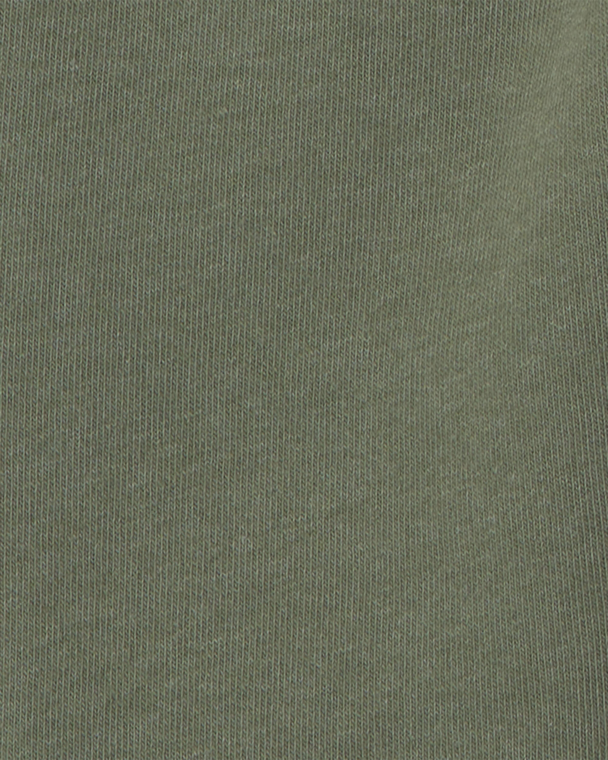 Baby Boy 2-Piece Fox Fleece Top & Pant Set - Grey/Olive Green