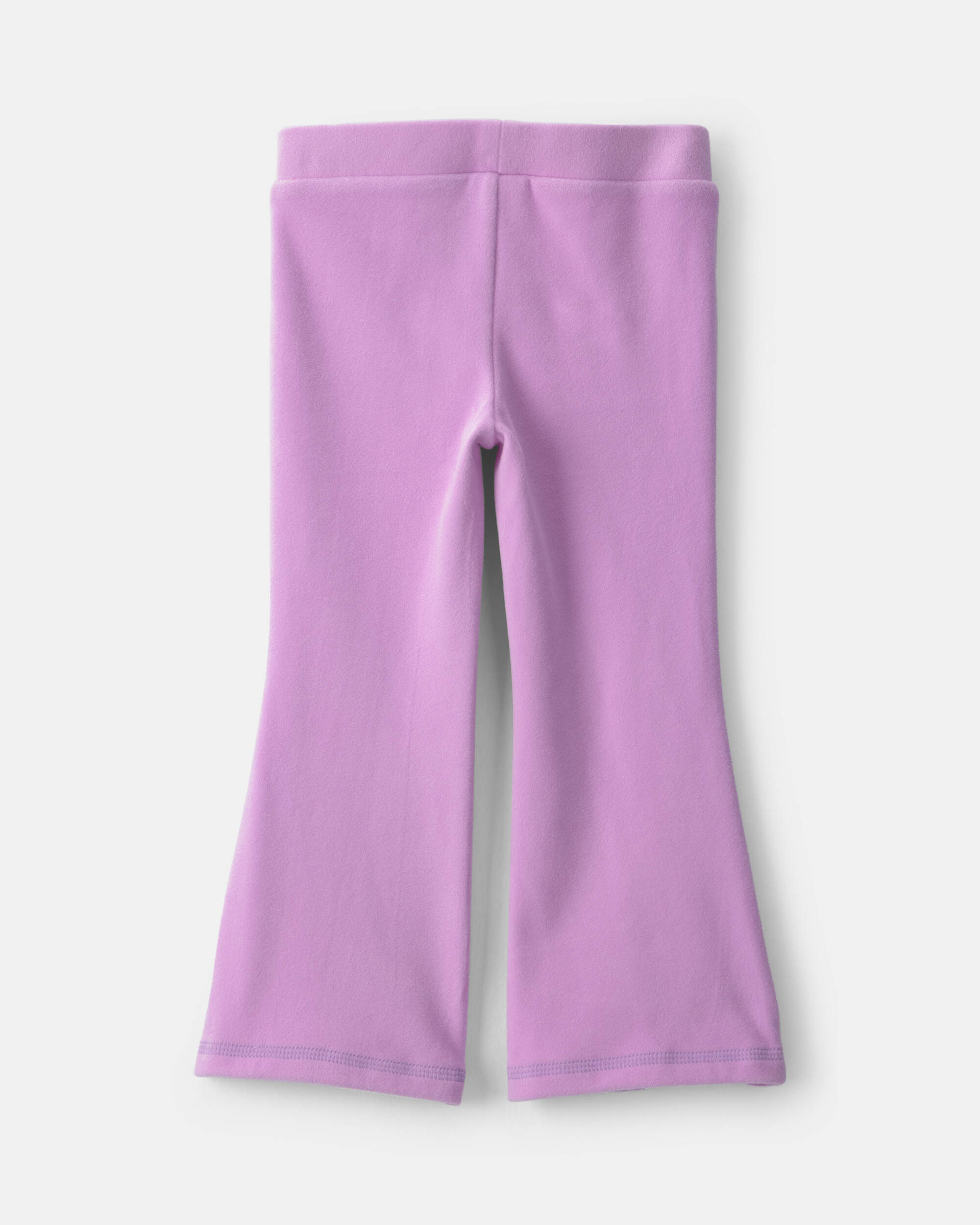 Toddler Girl Fleece Pull-On Pants - Purple
