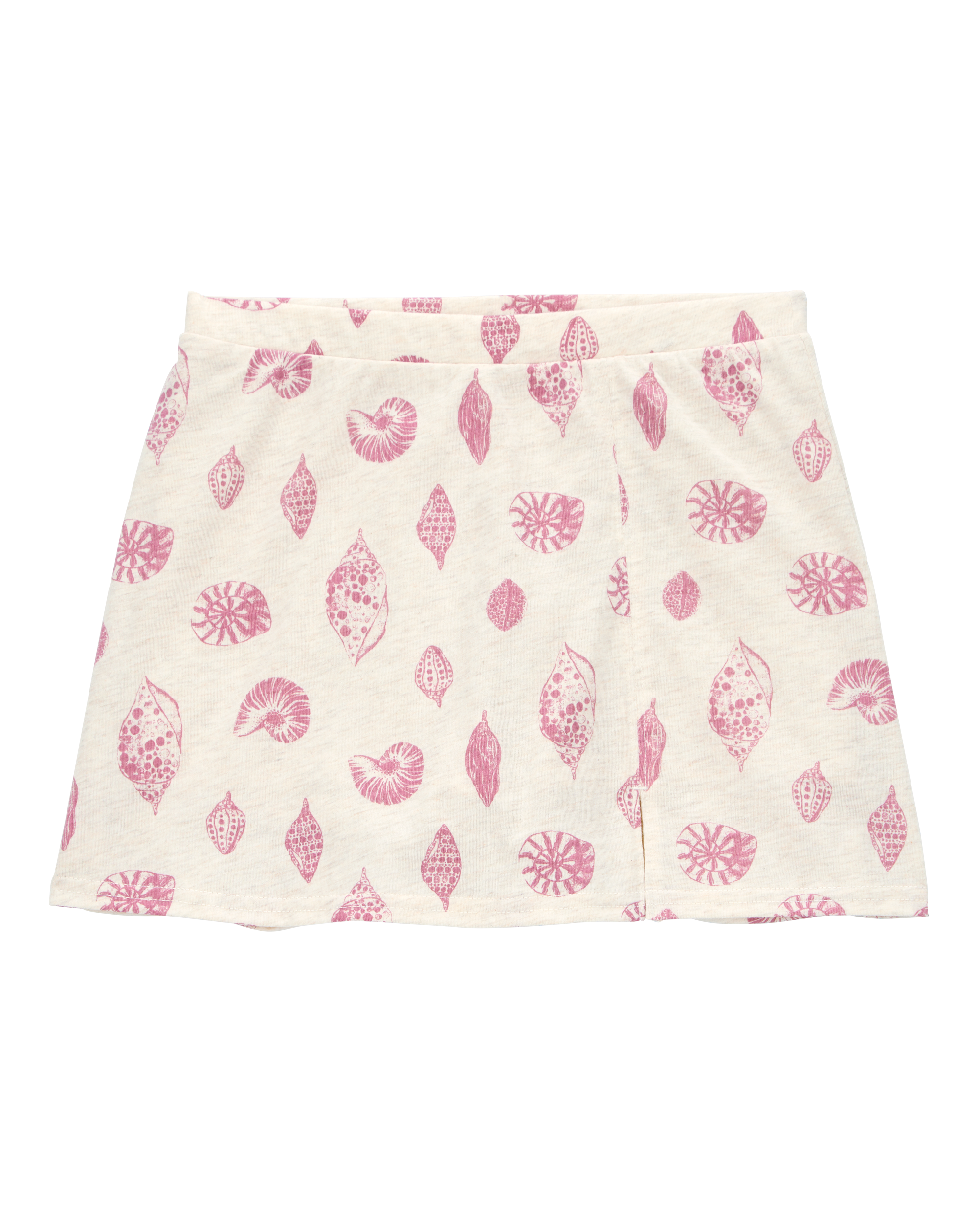 Kid Seashell Golf Skort - Ivory