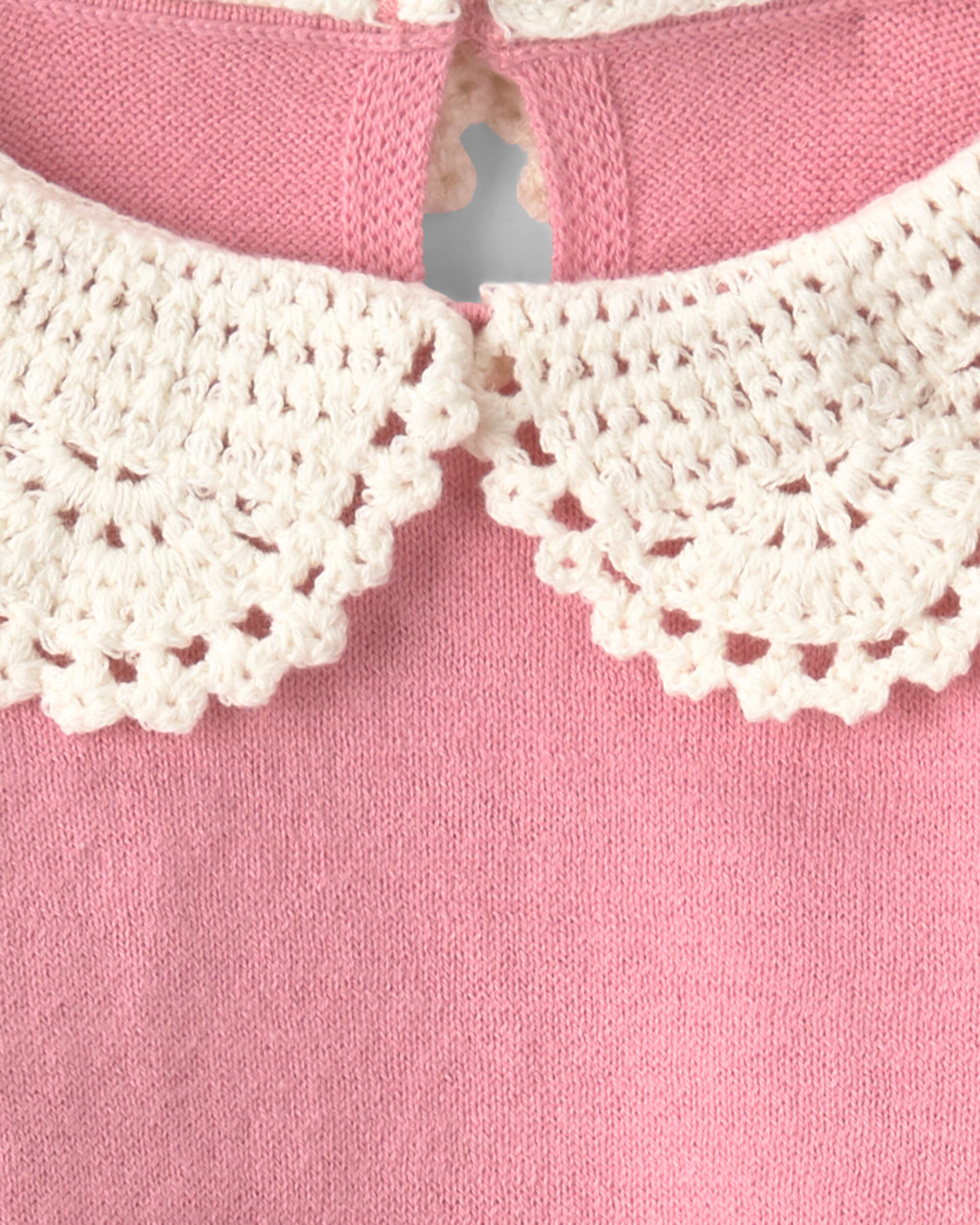 Baby Girl 2-Piece Long-Sleeve Sweater Top & Pant Set - Pink