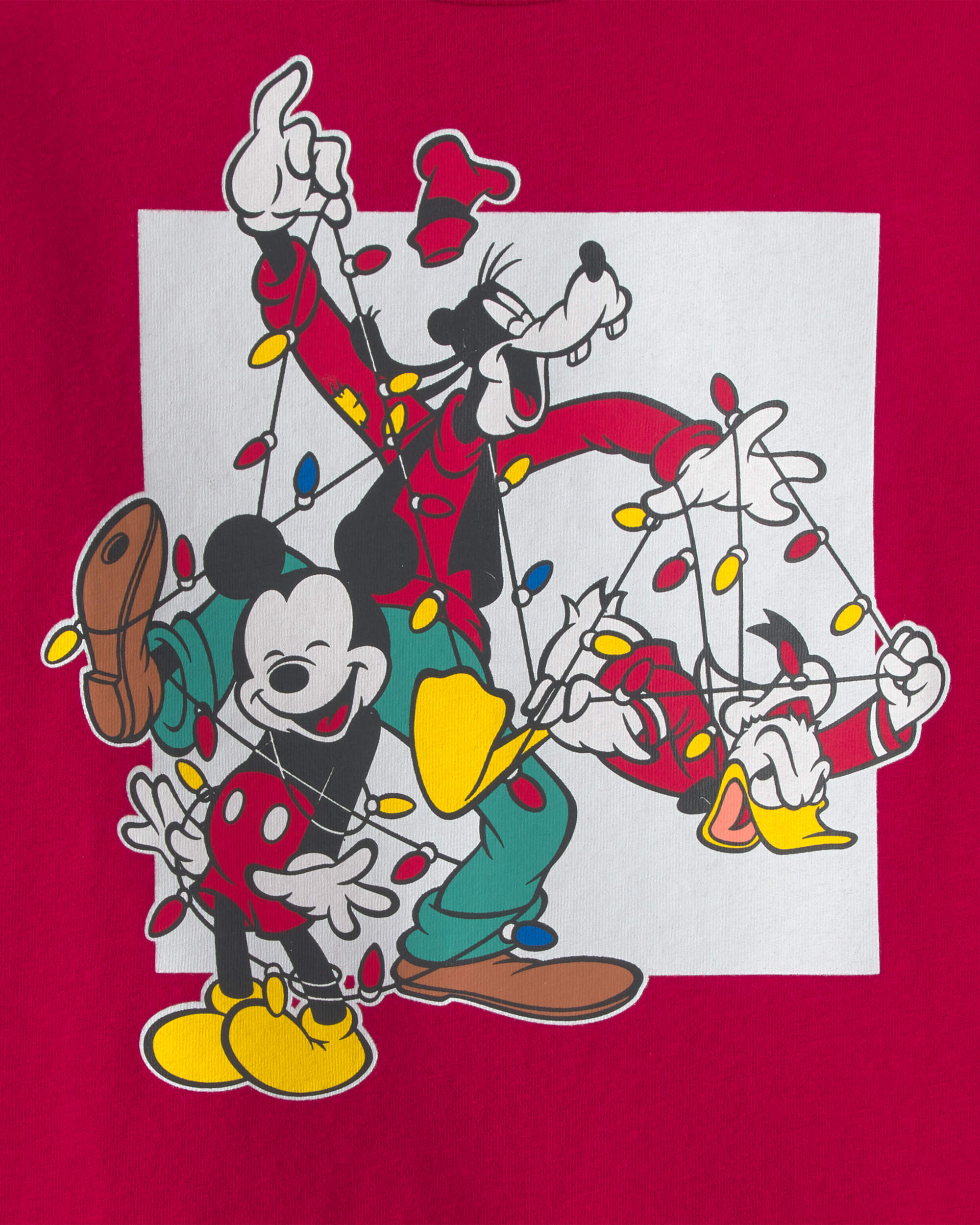 Toddler Boy Disney© Mickey Mouse Christmas Long-Sleeve Graphic Tee - Red
