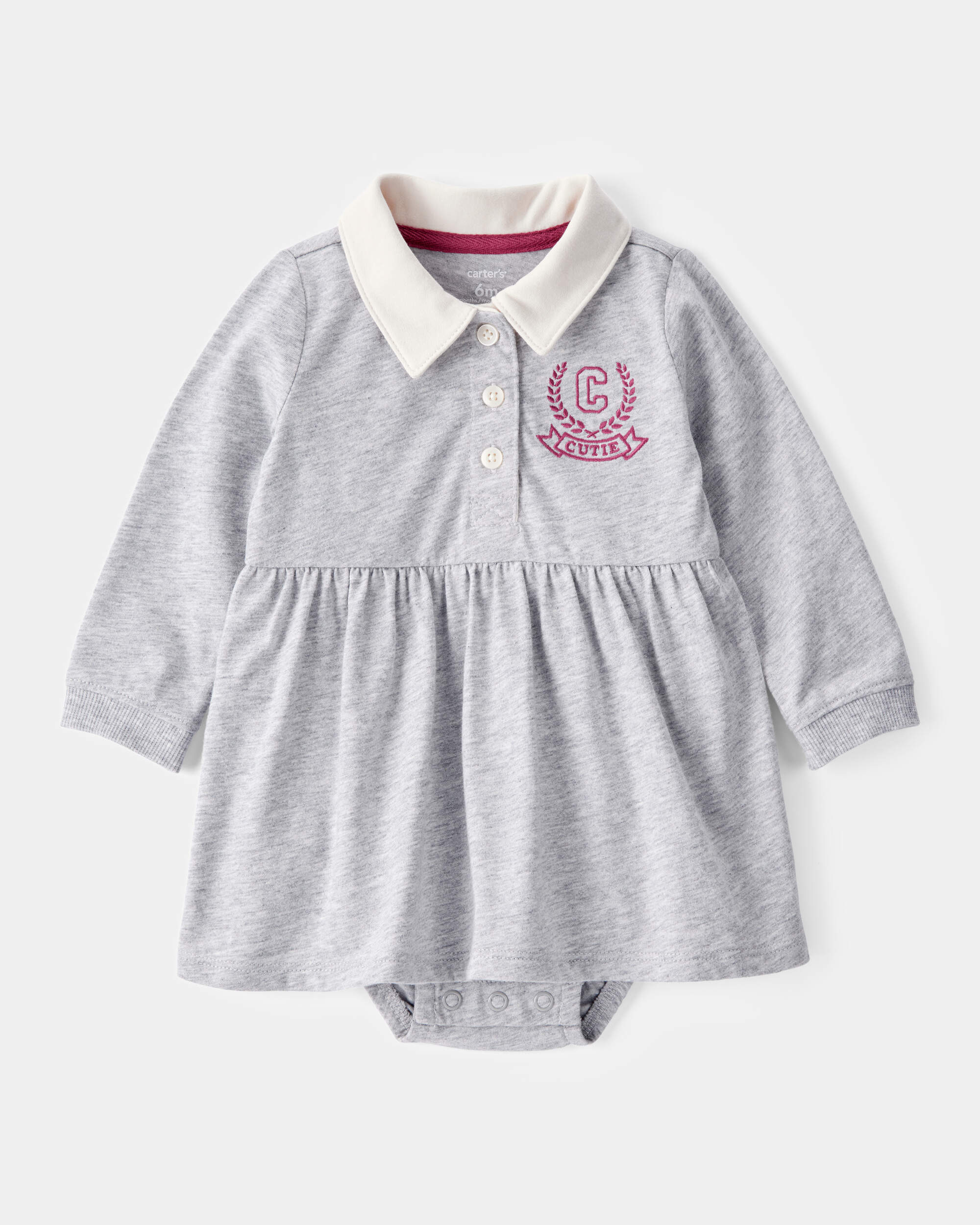 Baby Varsity Bodysuit Dress