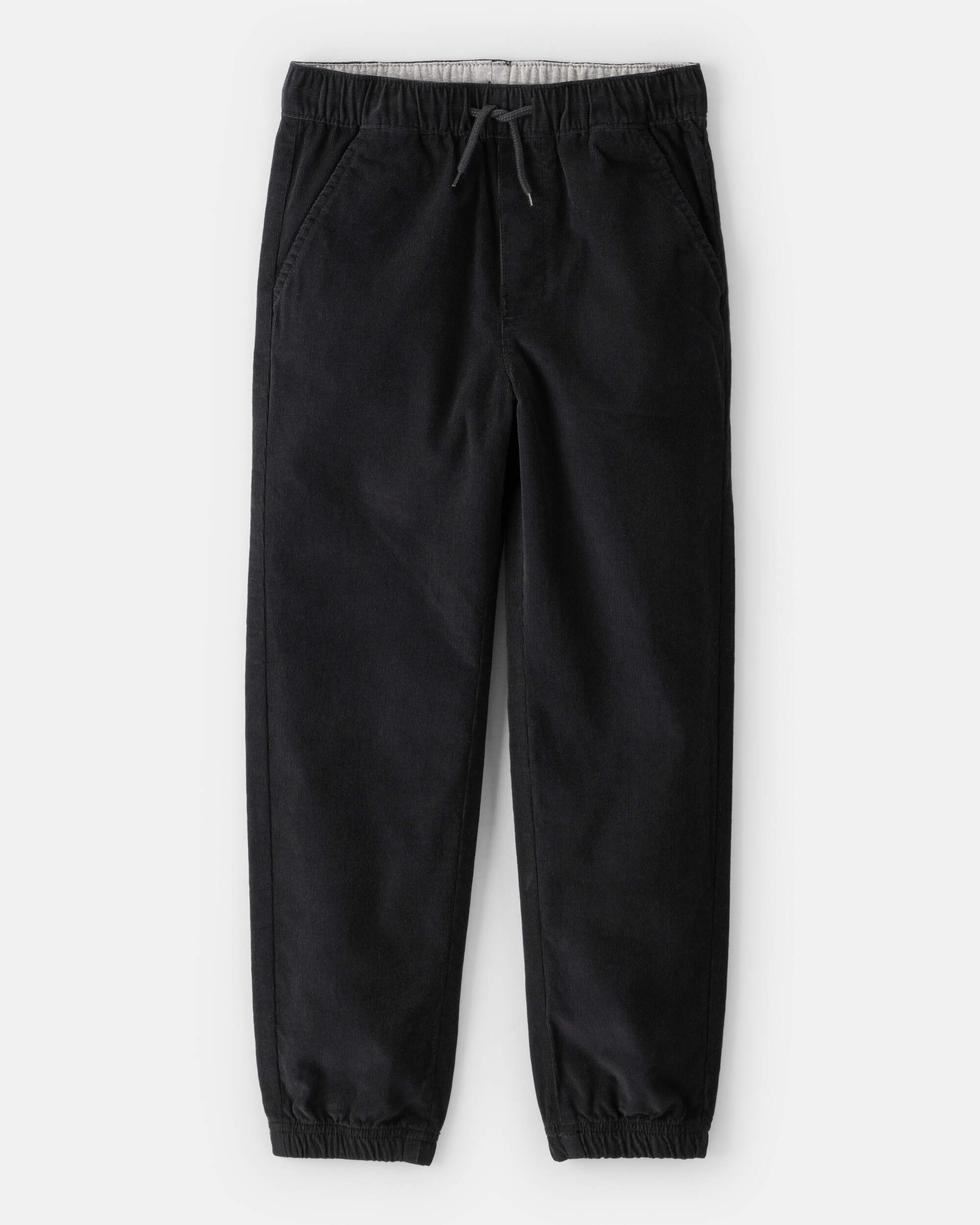 Boys Corduroy Joggers - Black
