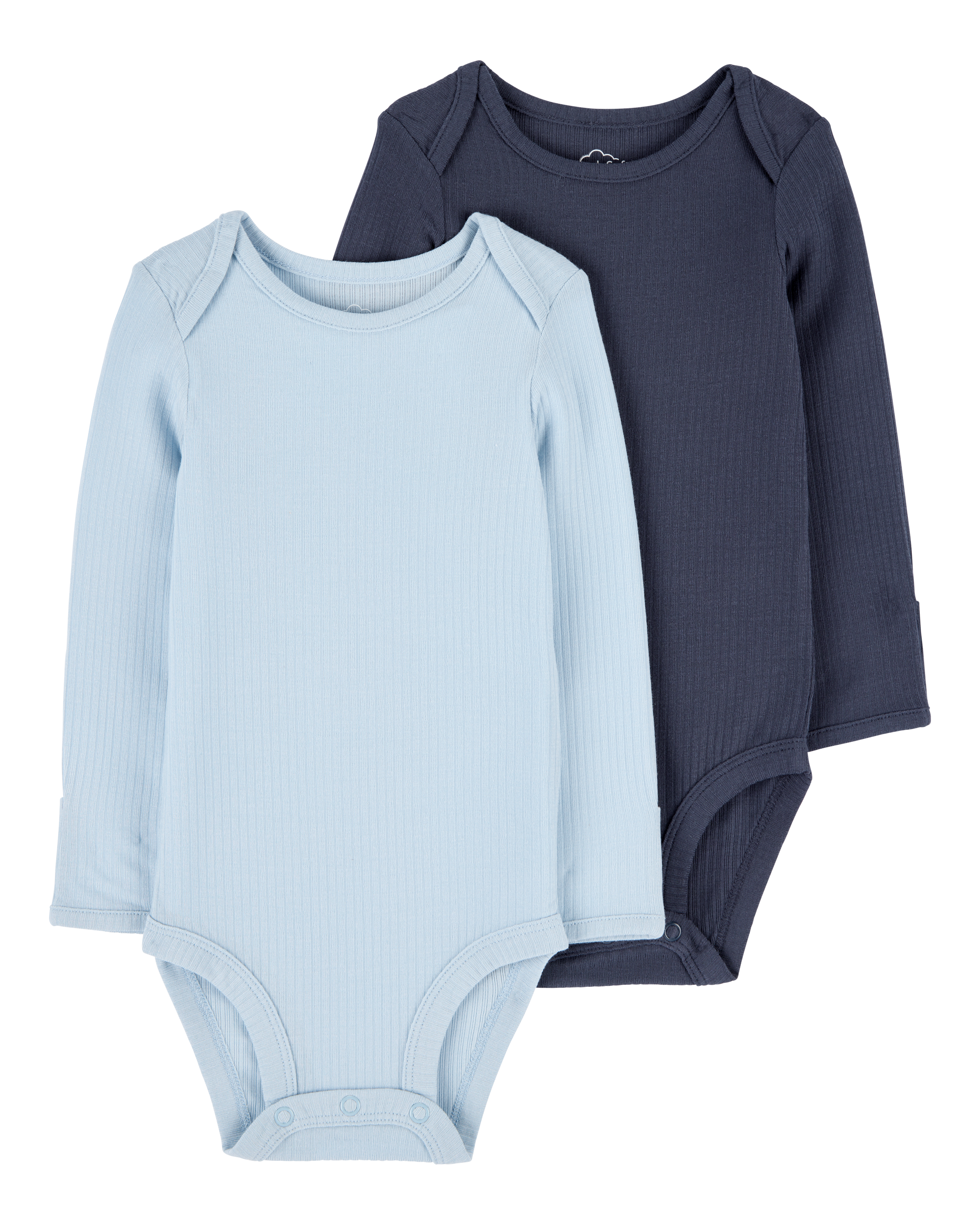 Baby 2-Pack Long-Sleeve PurelySoft Bodysuits