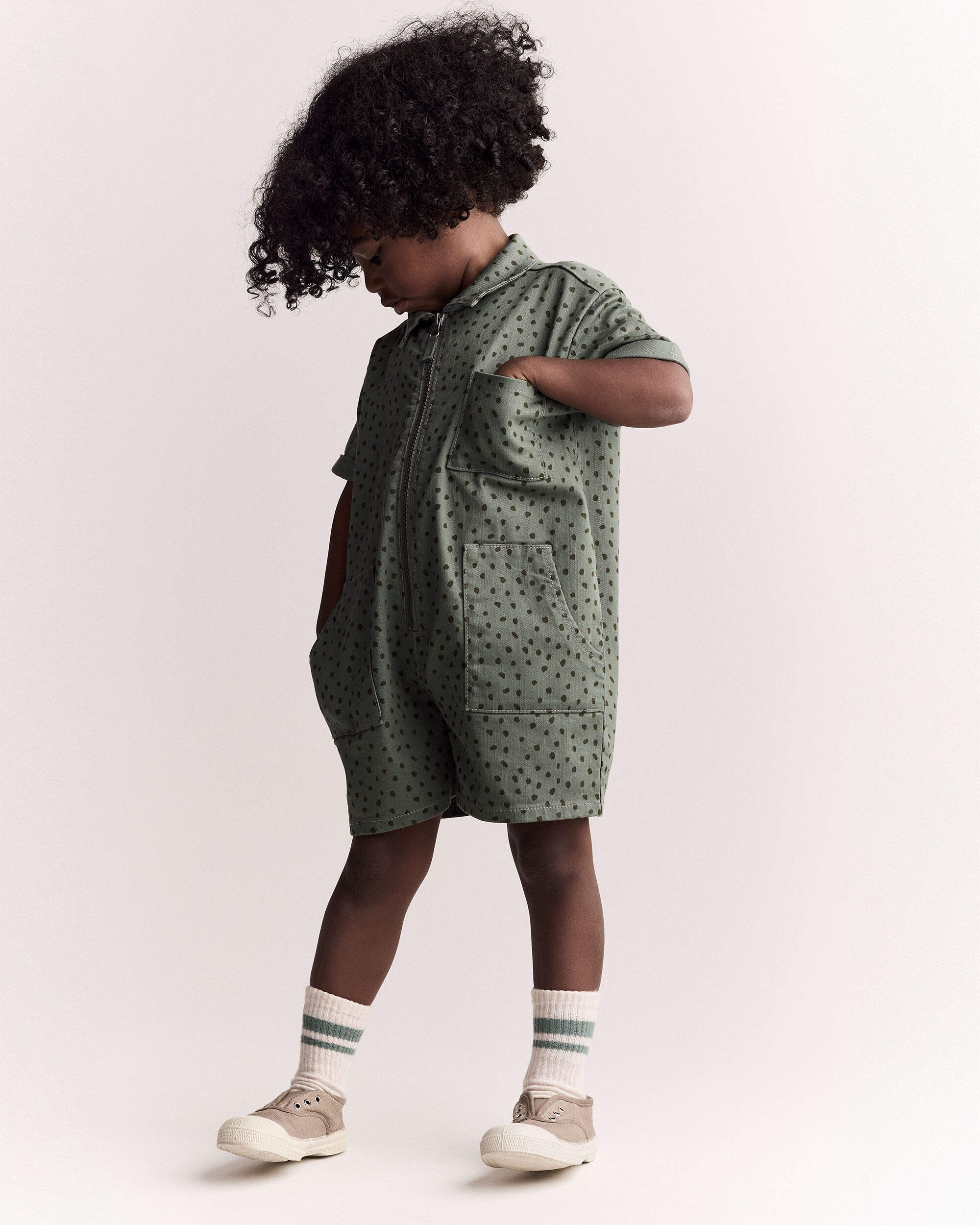 Toddler Day Out™ Romper - Olive