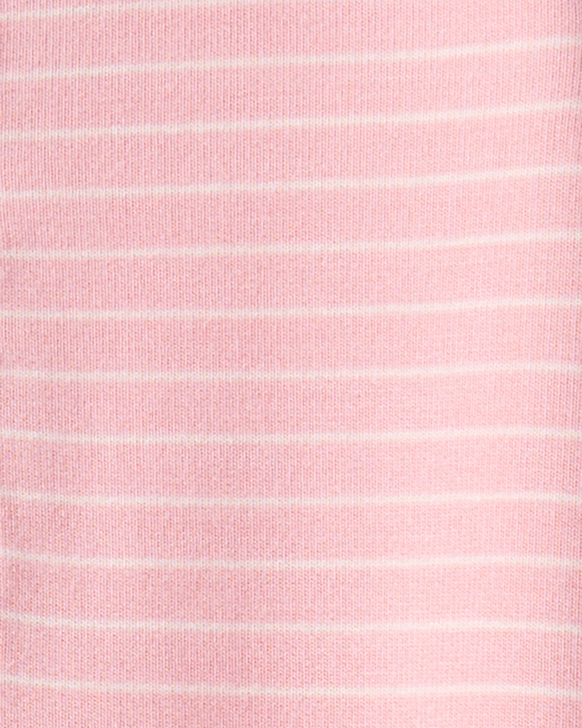 Baby Girl PurelySoft Long-Sleeve Jumpsuit - Pink