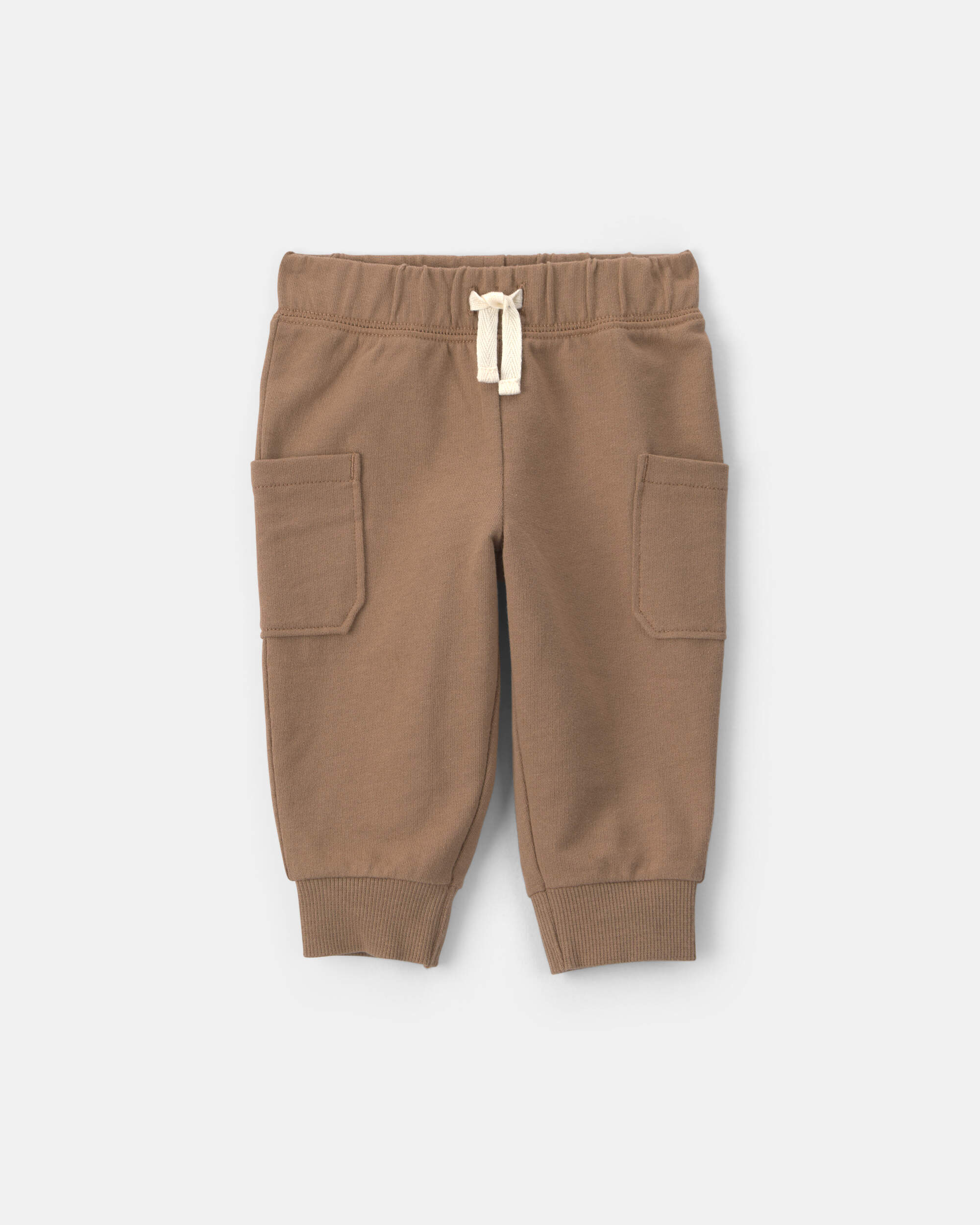 Baby Boy 2-Piece 'Lil Man' Striped Long-Sleeve Bodysuit & Pant Set - Brown