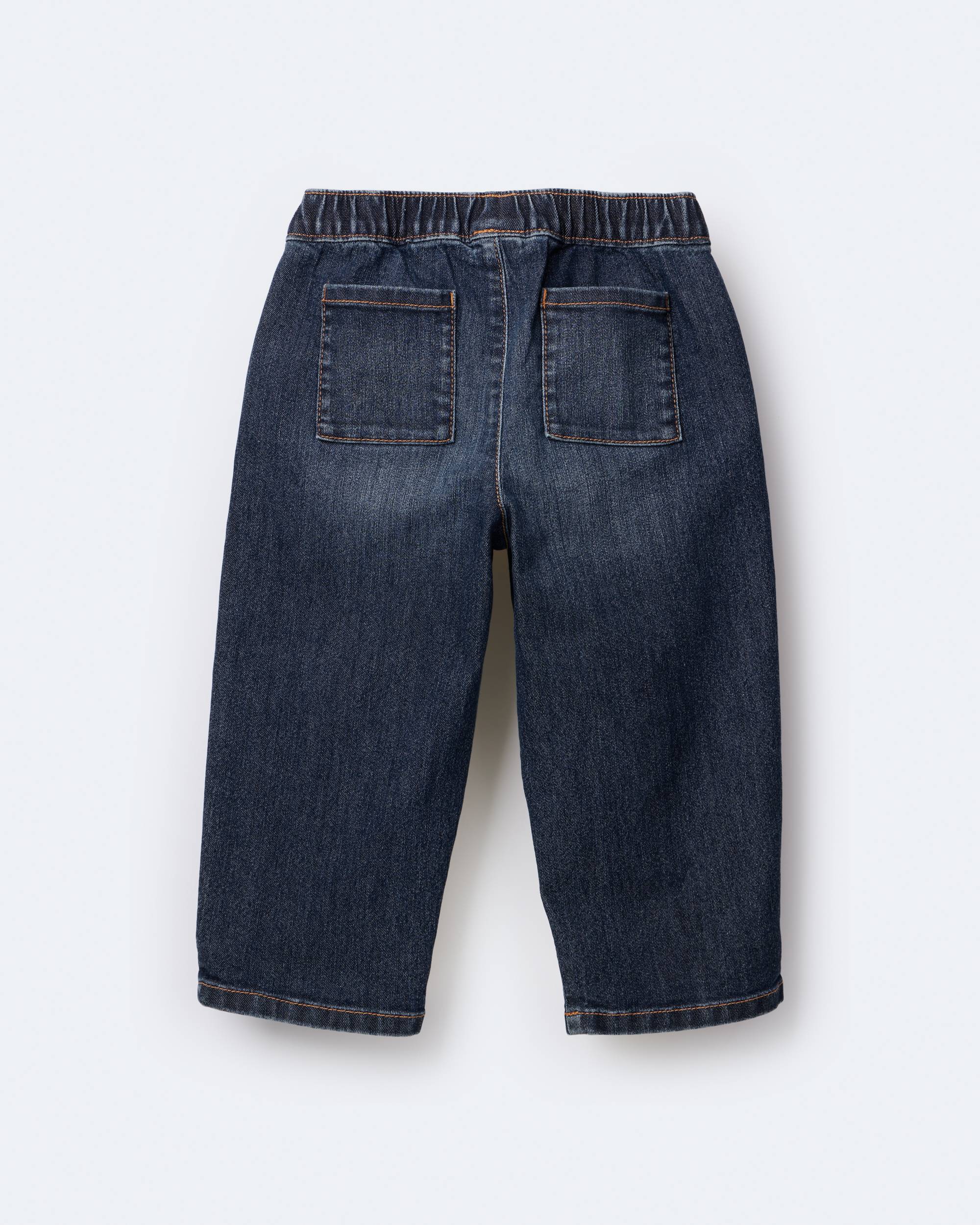 Toddler Barrel Pant Denim - Blue