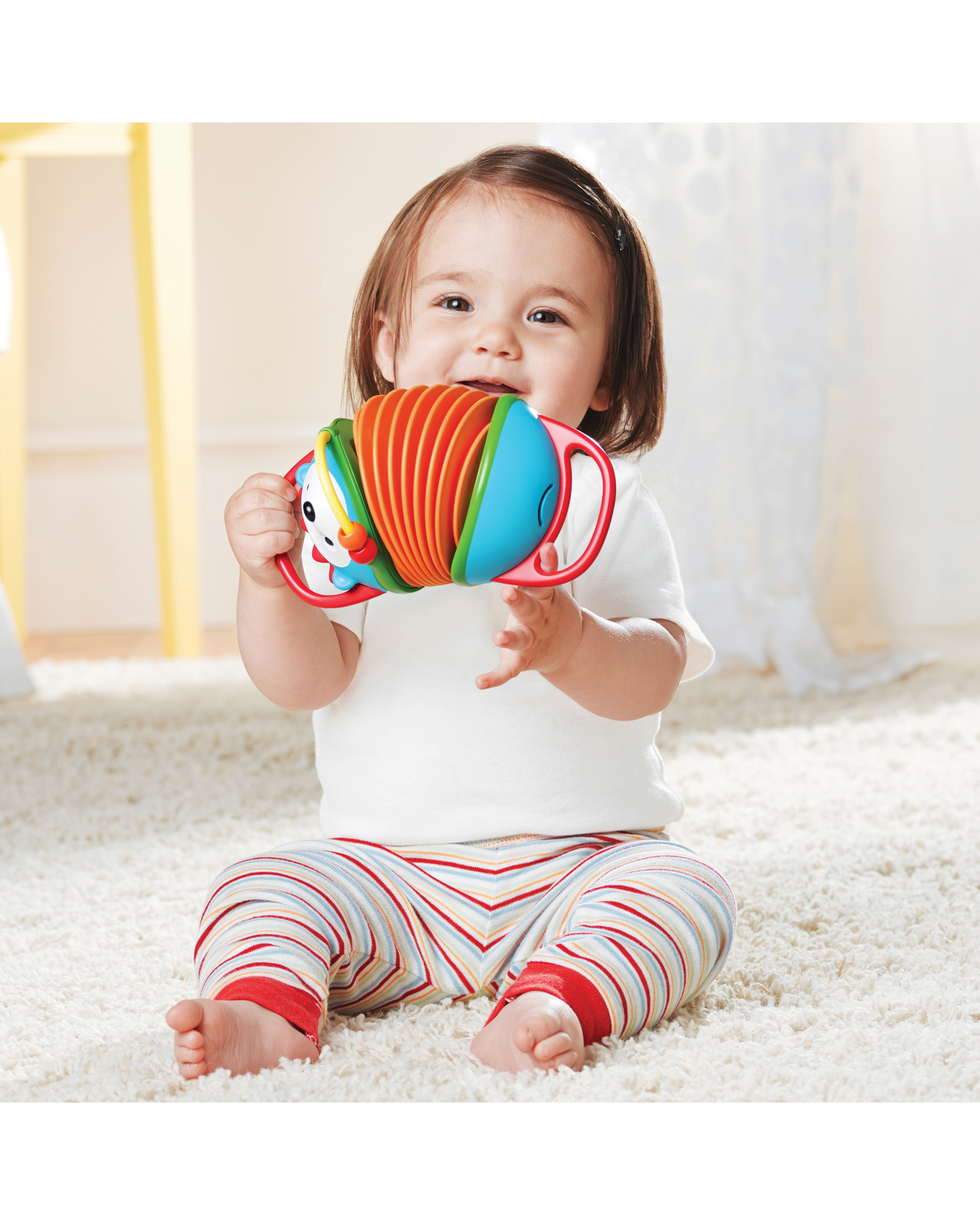 Explore & More Hedgehog Accordion Toy