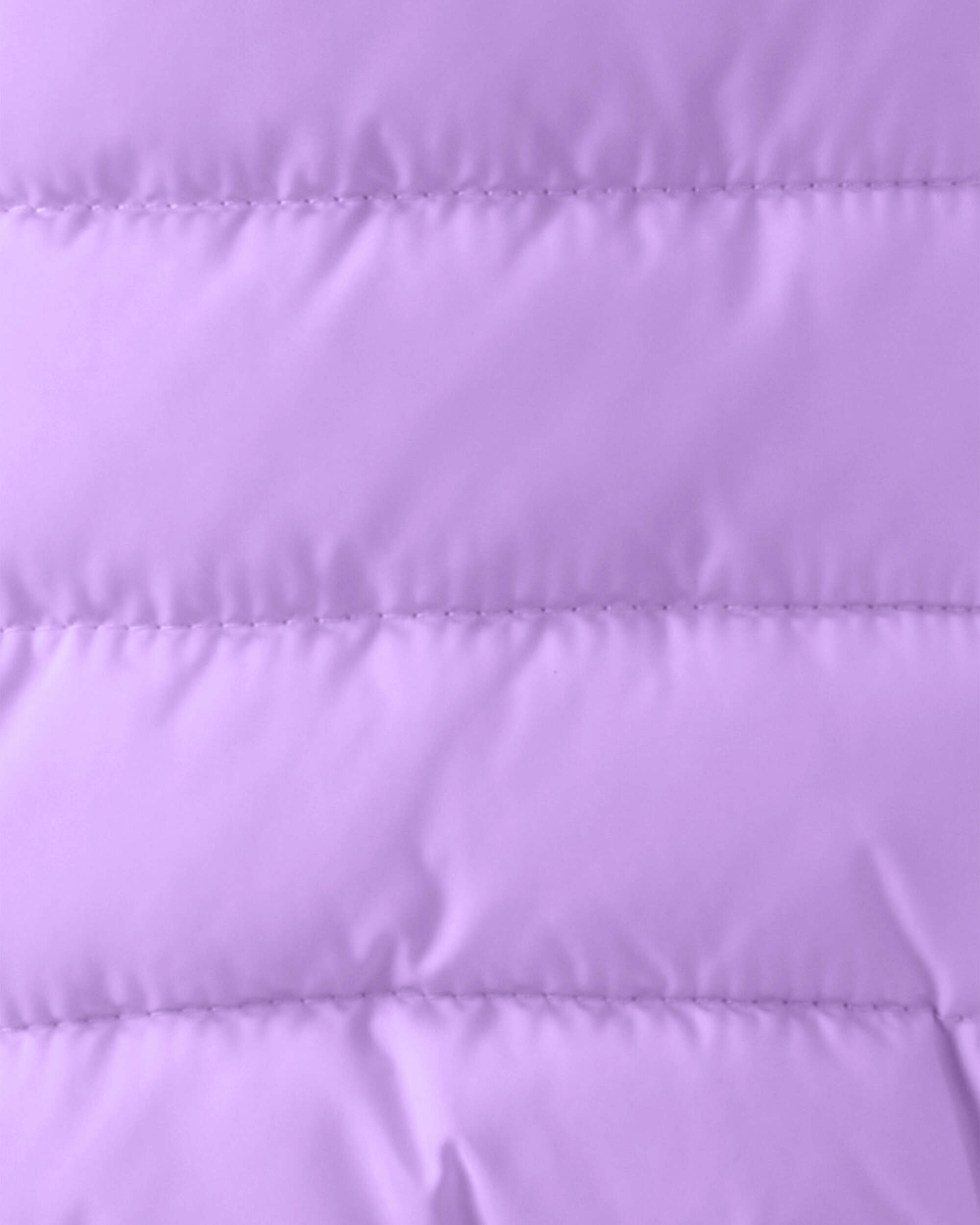 Baby Girl Midweight Packable Puffer - Purple