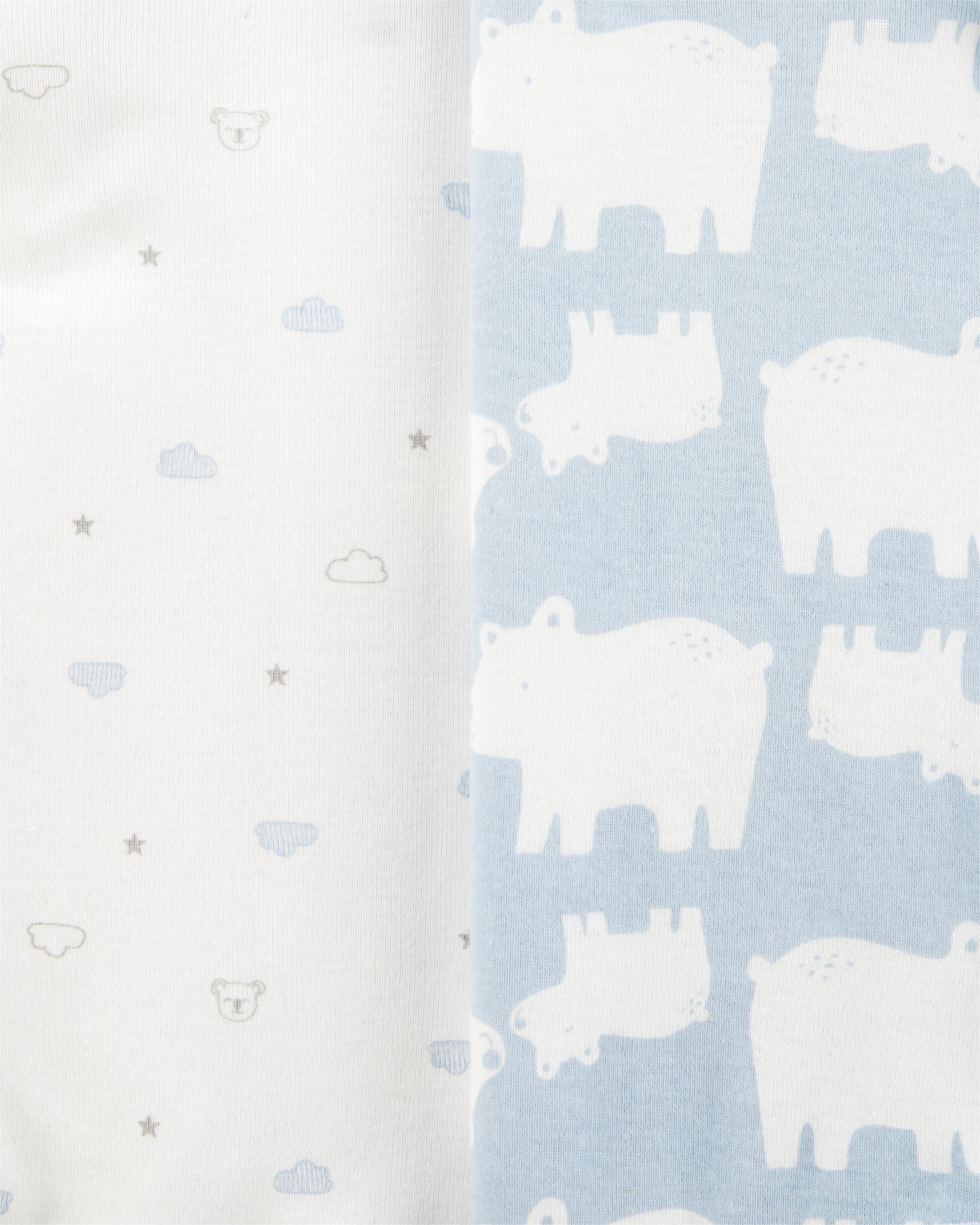 6 Pack Polar Bear Original Bodysuits Carters Com