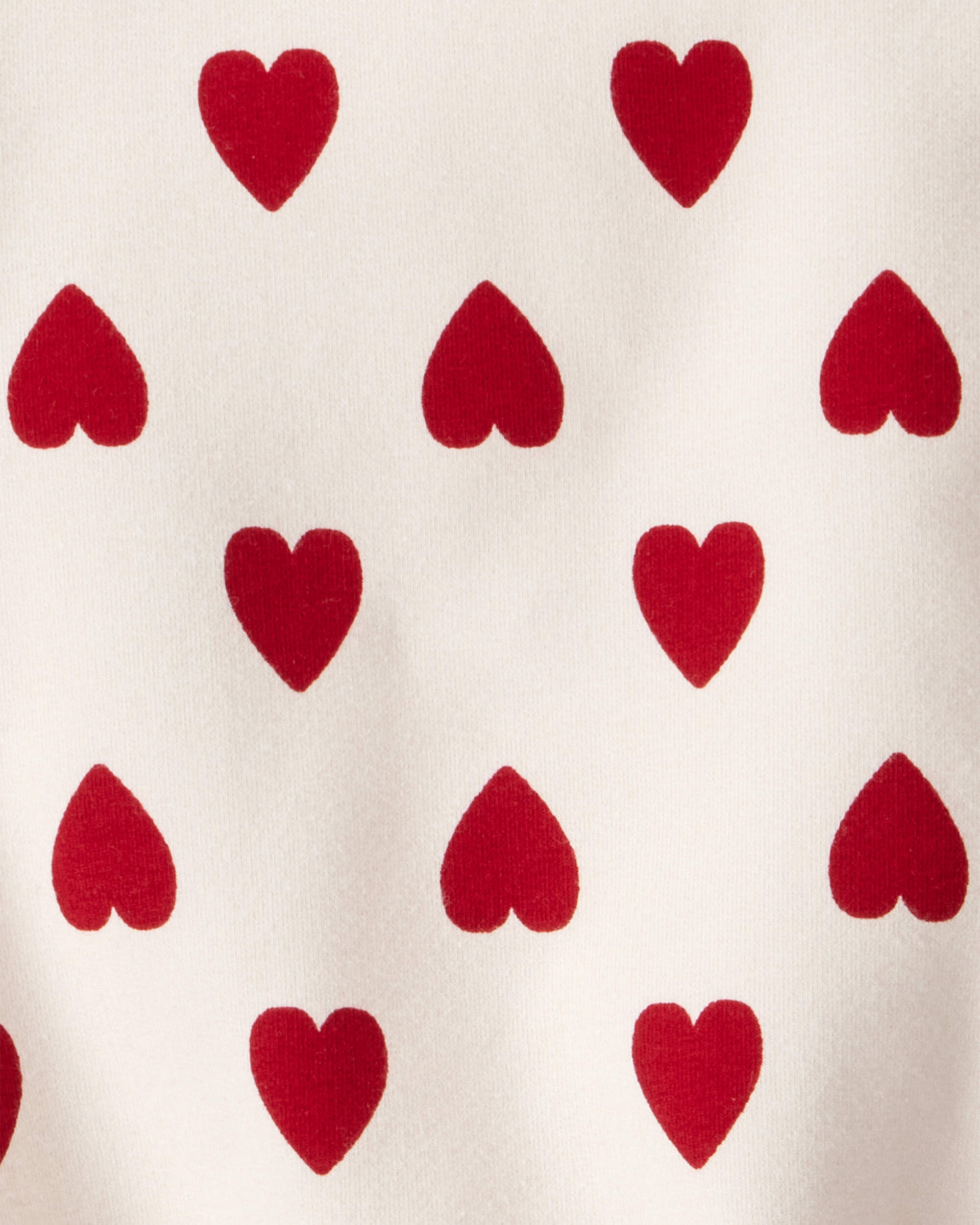 Baby Organic Cotton French Terry Bubble Hearts