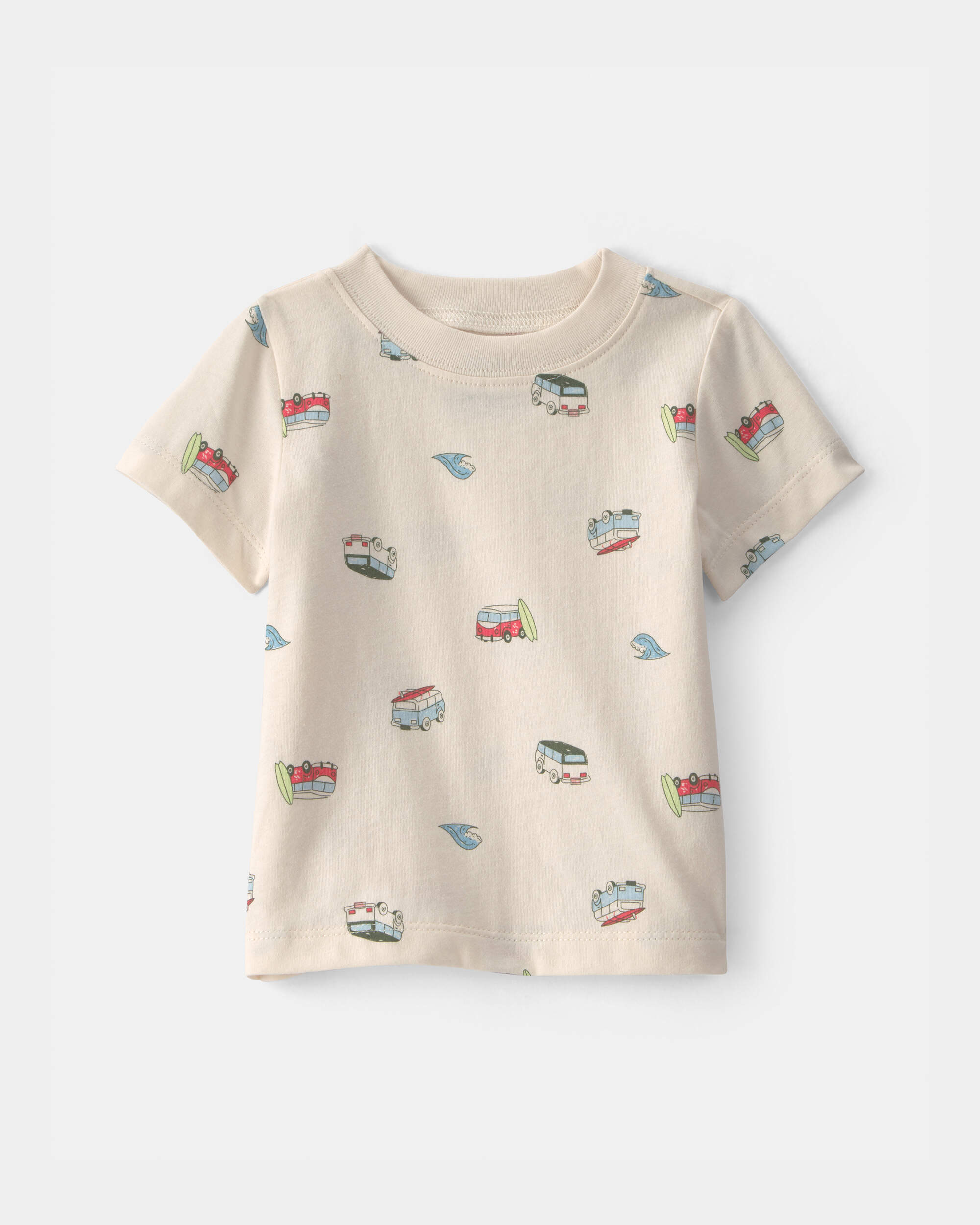 Baby 2-Piece Beachy Van Shortall Set - Blue