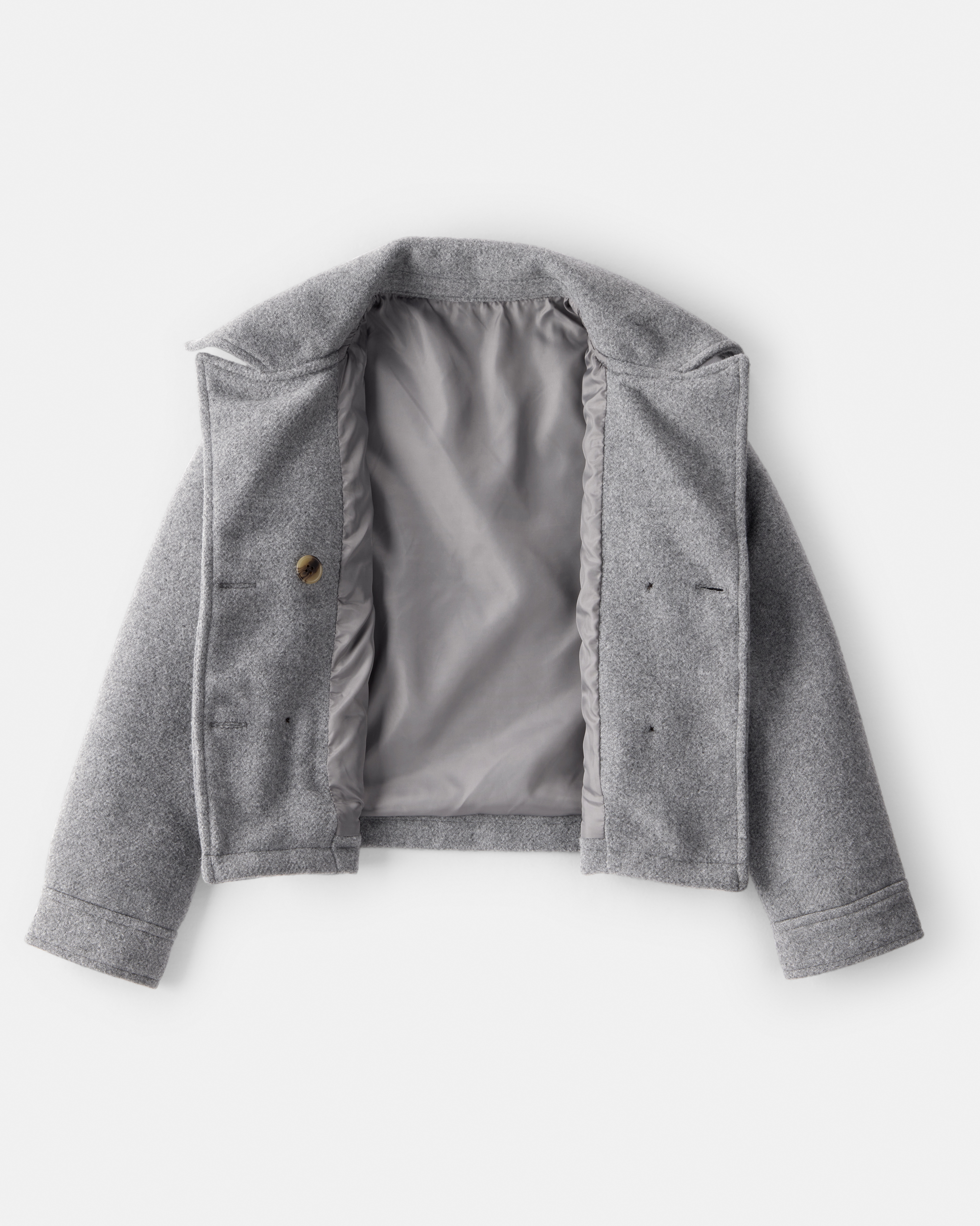 Girls Long-Sleeve Fashion Jacket - Grey