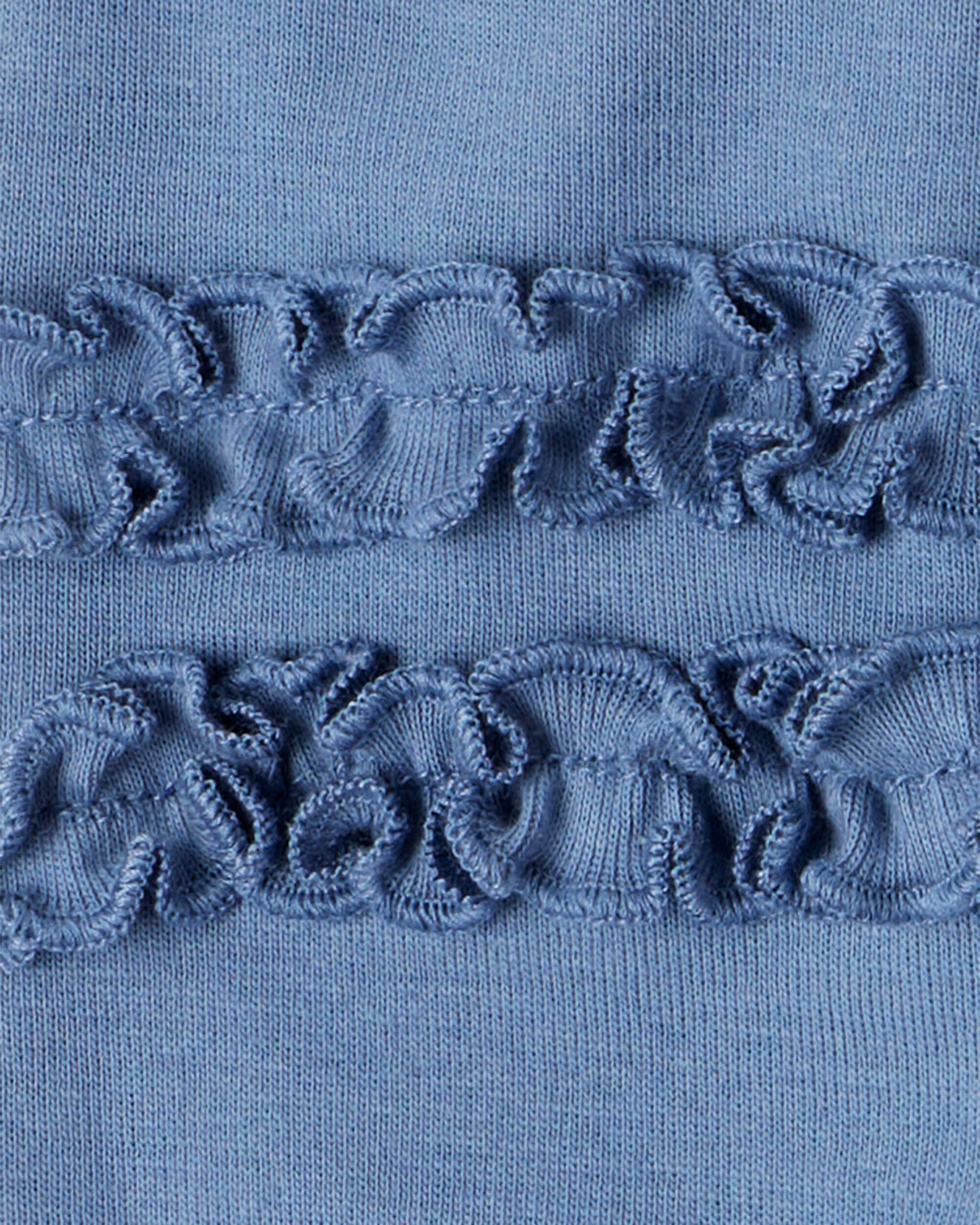 Baby Girl 2-Pack 100% Cotton Pull-On Pants - Blue/Pink